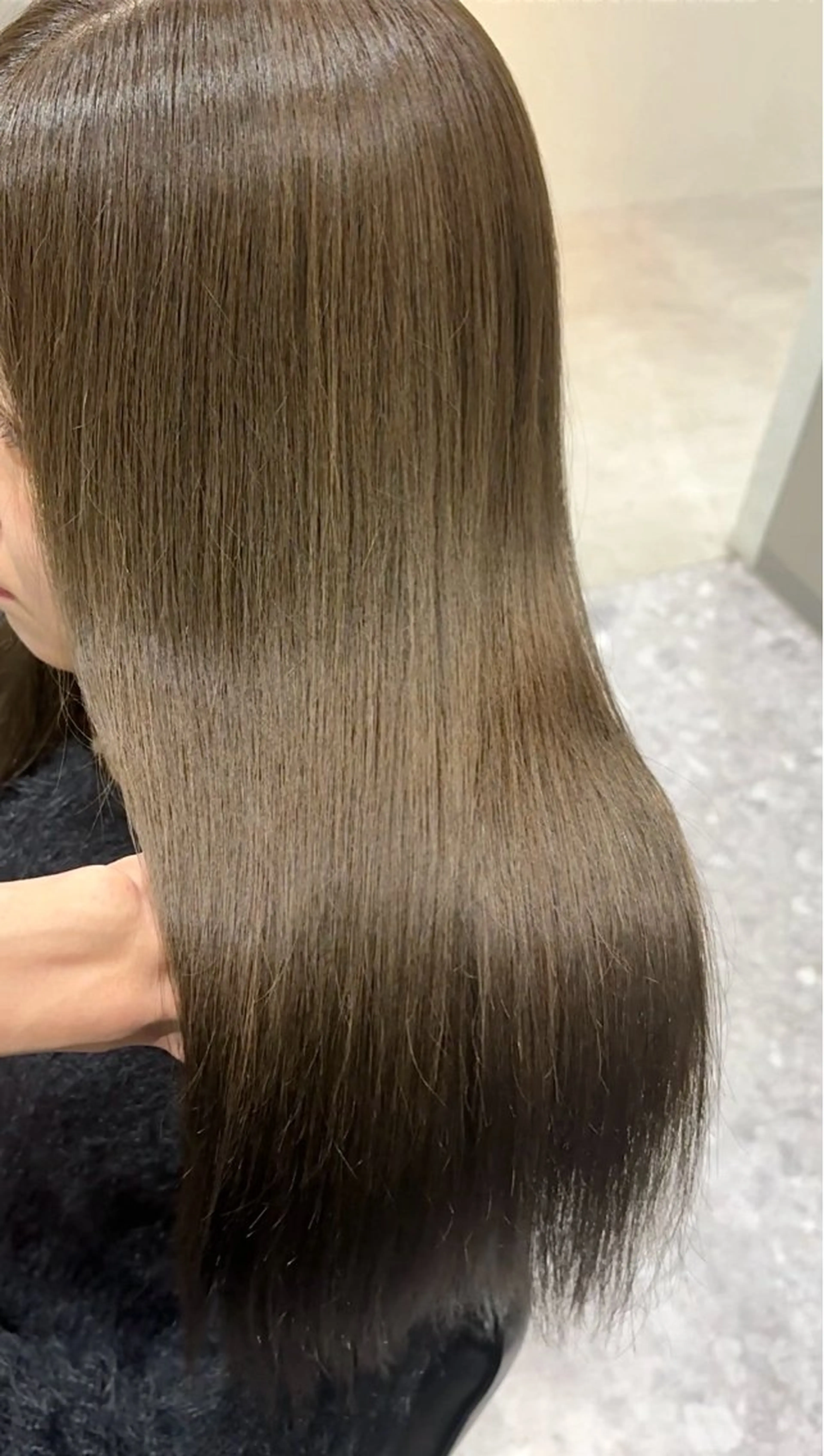 ロング カット ヘアカラー トリートメント オリーブ🌿ブリーチ なし◎Azusaのヘアスタイル