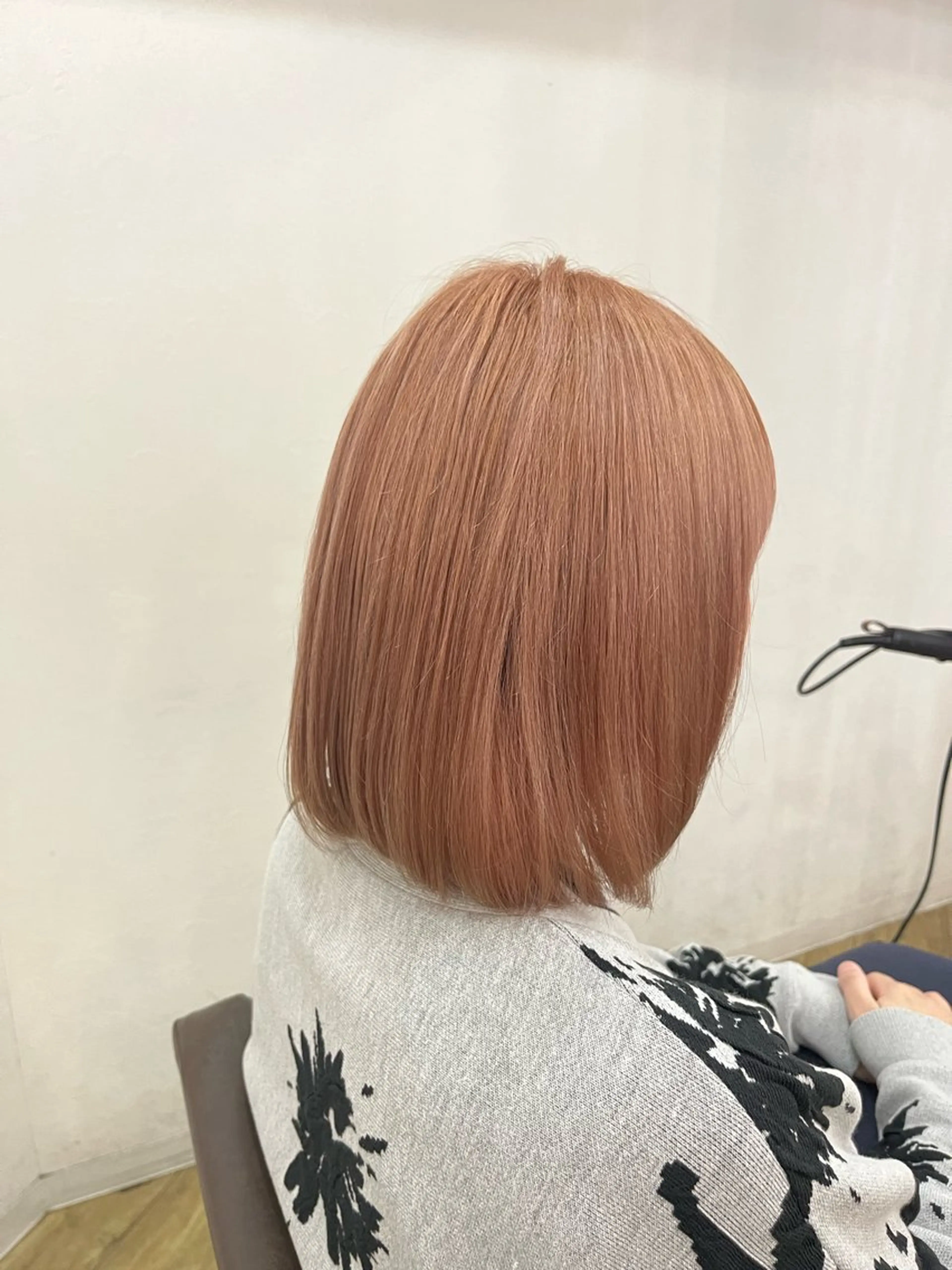 ミディアム カラー ベージュカラー ブリーチ ミルクティーベージュ ピンクカラー ヘアカラー 似合わせ/ブリーチ/ 髪質改善/ミクෆ‪のヘアスタイル