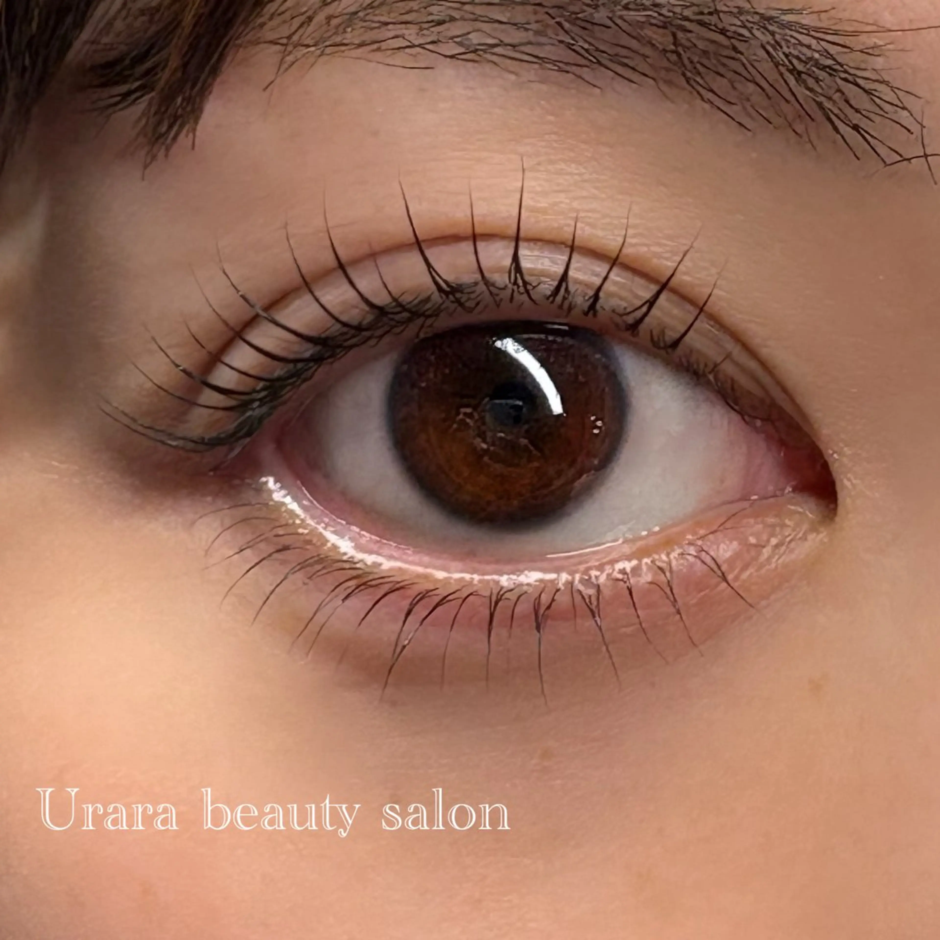 マツエク・マツパ パリジェンヌラッシュリフト まつげパーマ 一重×まつ毛パーマ Urara beauty salon所属・Urara KANAのマツエク・マツパデザイン