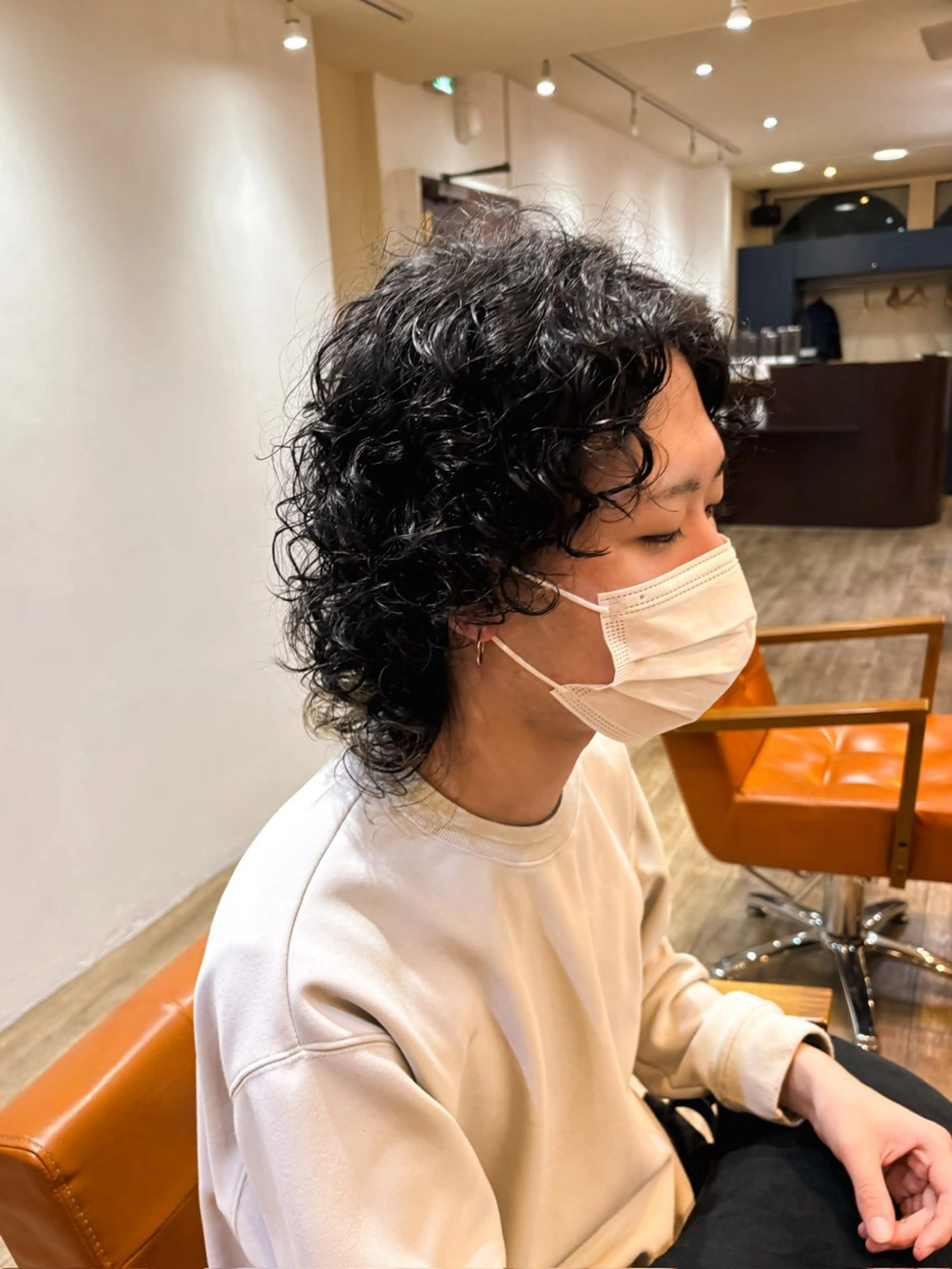 ミディアム パーマ カット パーマ トリートメント enVOGUE🌀 宮本泰周のヘアスタイル