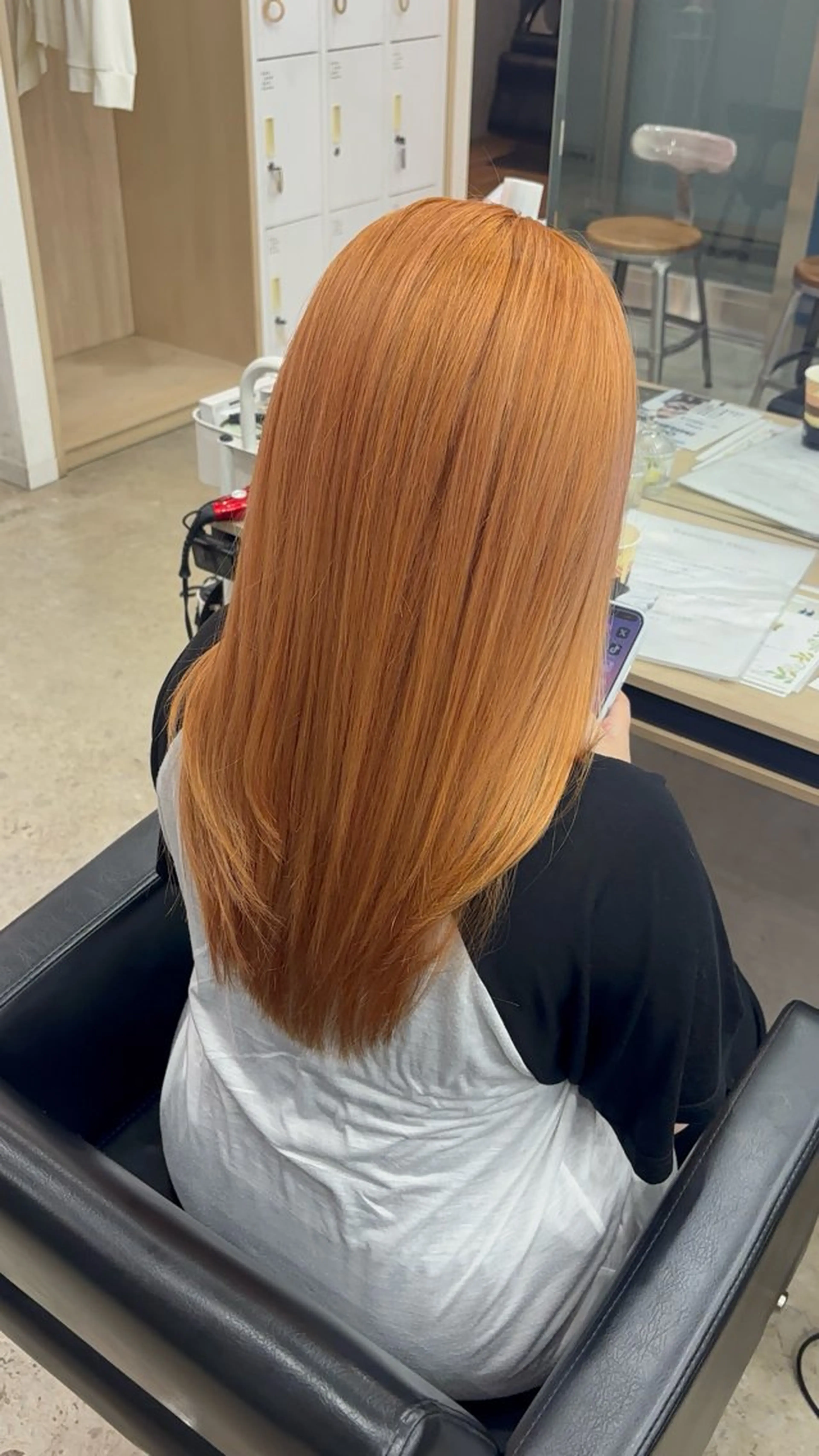 ロング カラー カット ヘアカラー トリートメント 🪽髪質改善矯正 🤍MIU🤍のヘアスタイル