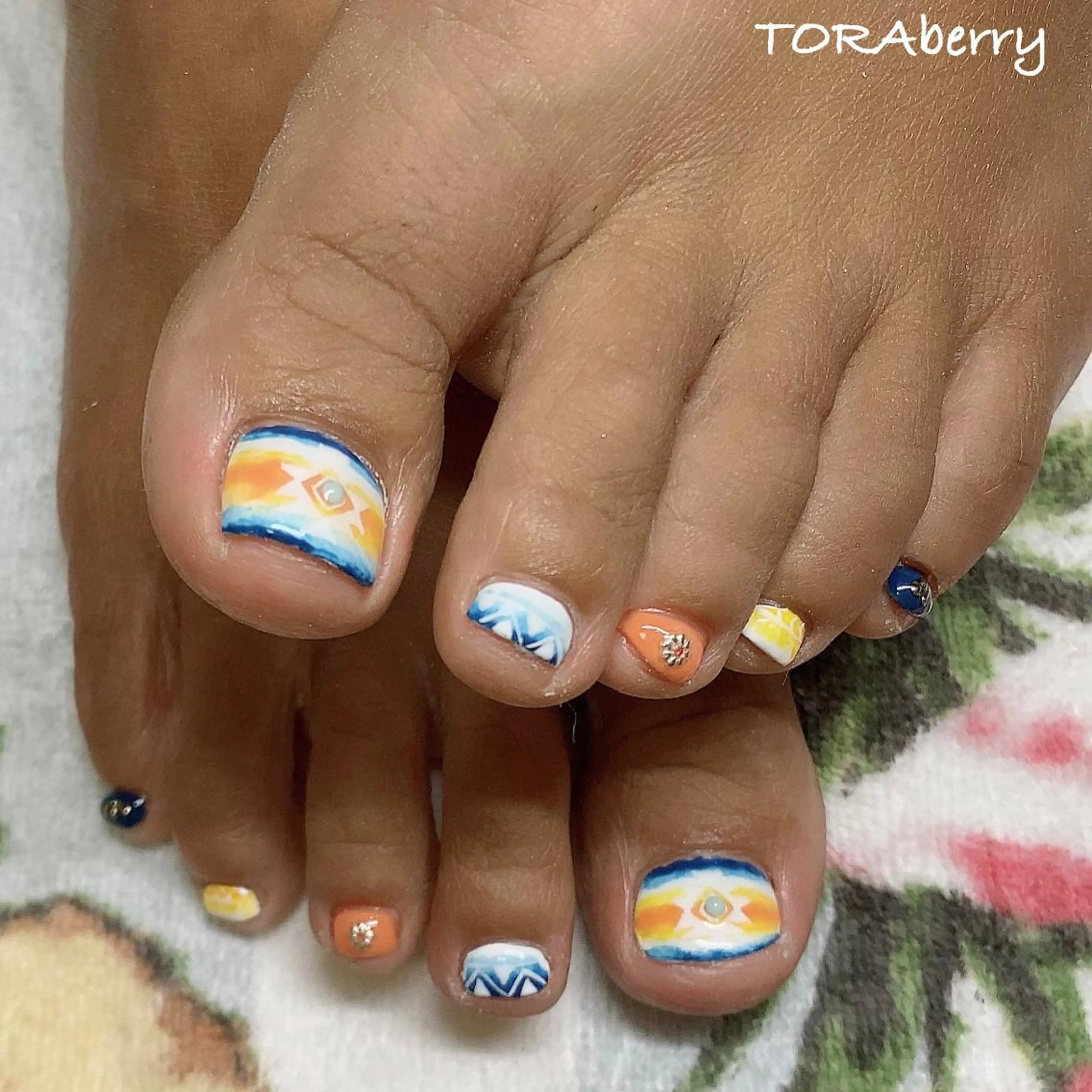 ネイル フットネイル ネイリスト なつみのネイルデザイン