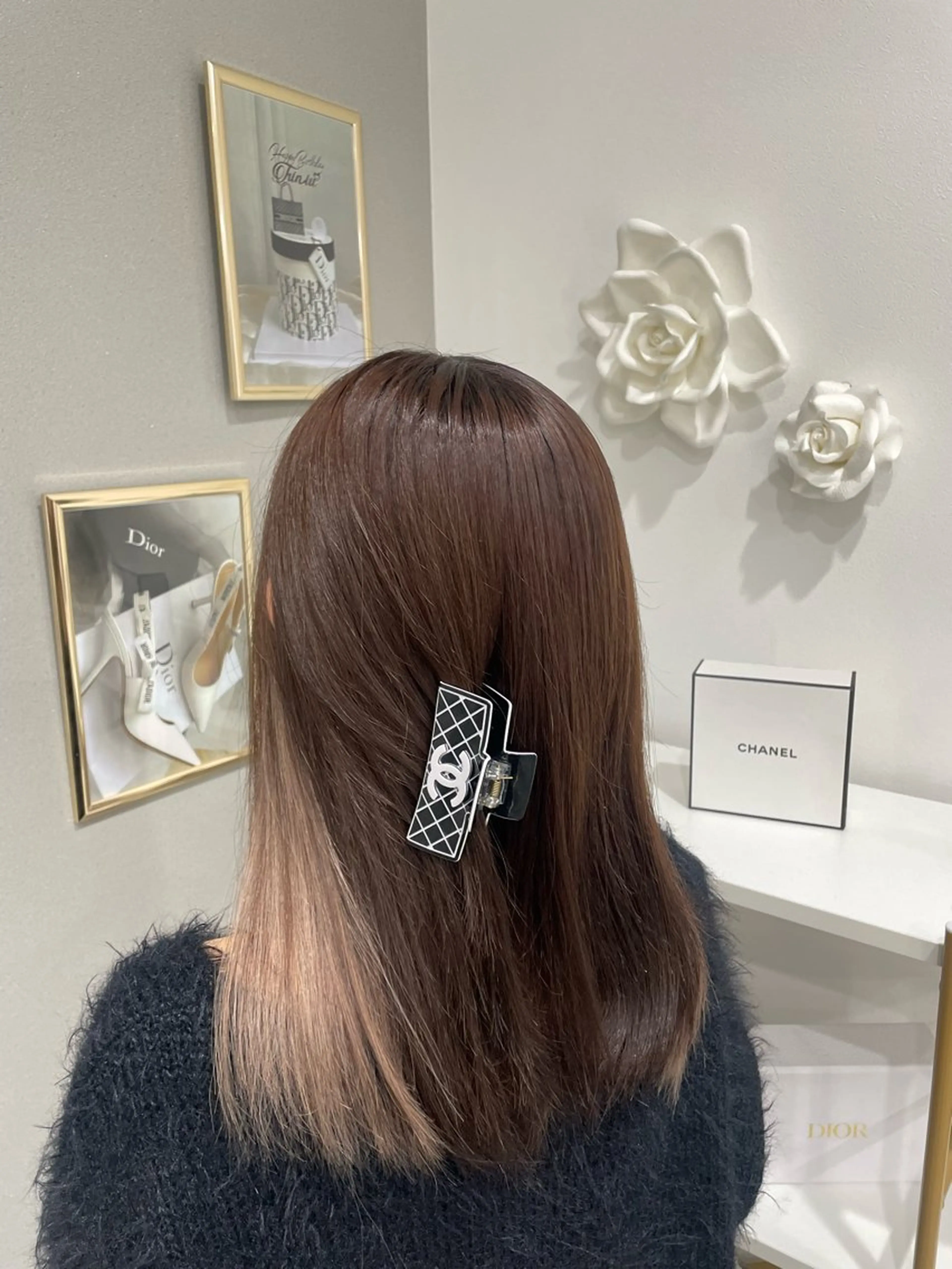 ミディアム 京都最安価エクステ muuka🦋のヘアスタイル