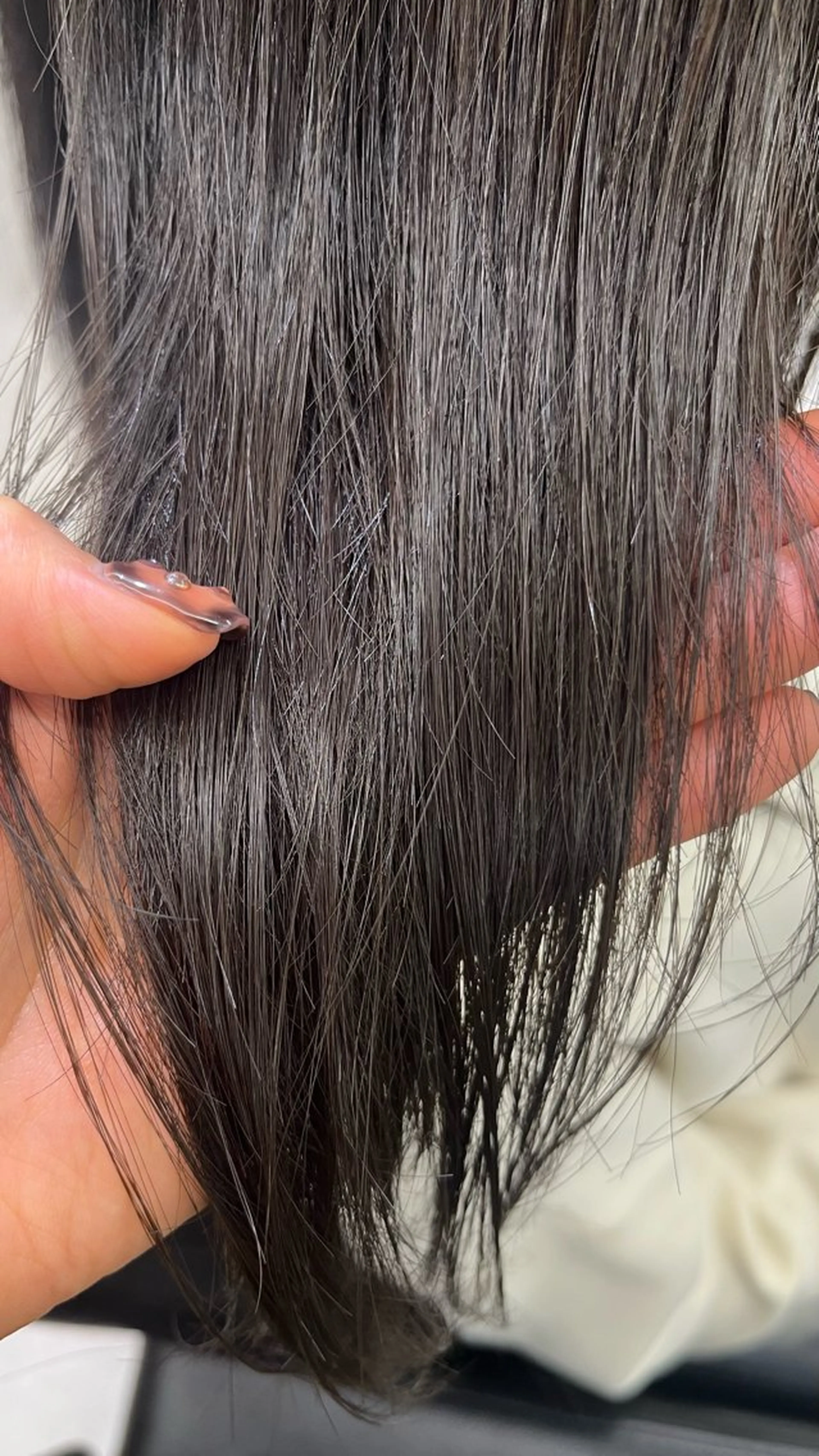 カラー アッシュ ブリーチ ブリーチなしカラー オリーブアッシュ ‧₊˚ .⋆ ˖ Sayaka☘️✧*のヘアスタイル