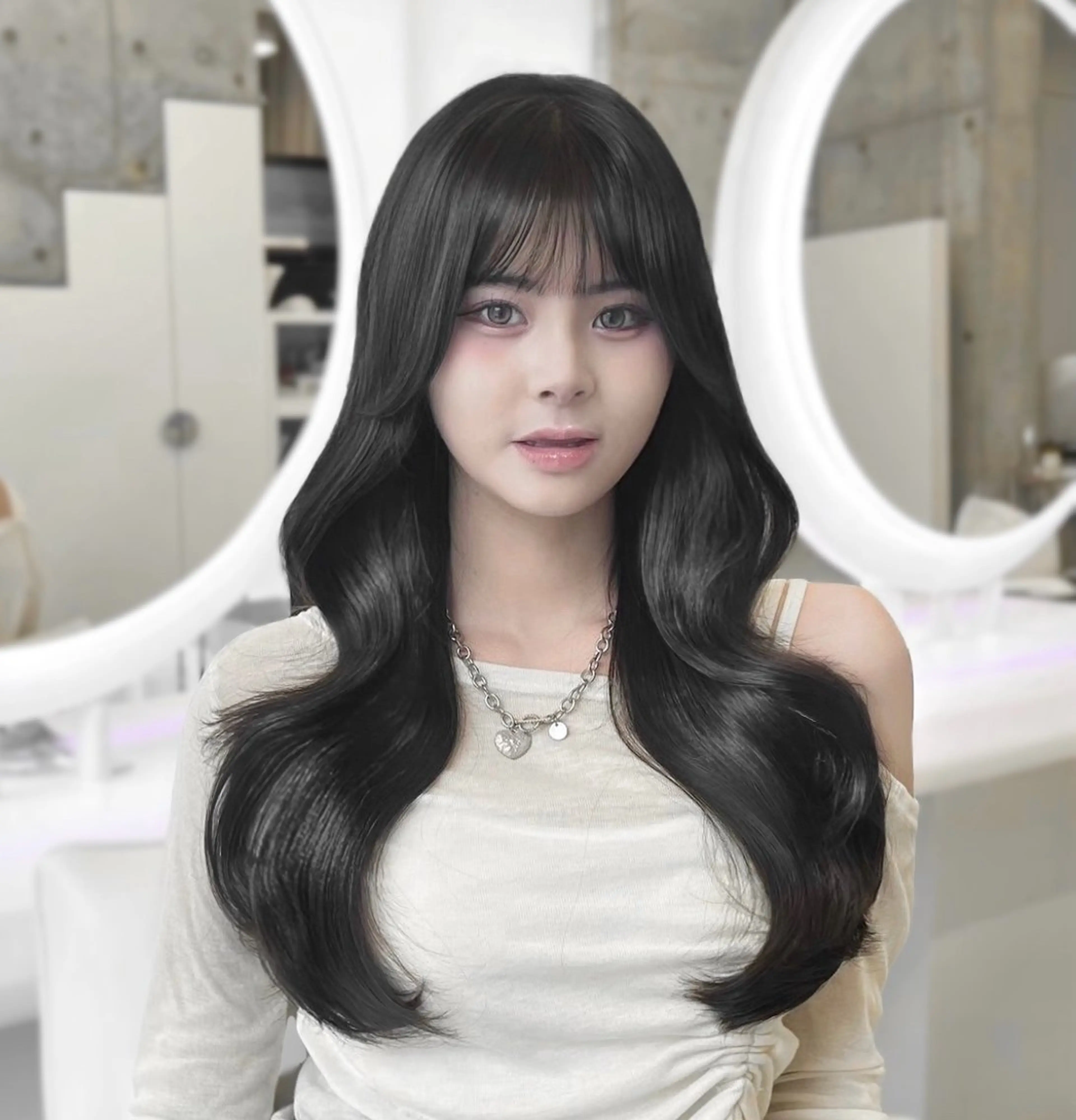 ロング カラー 艶カラー/レイヤー /Hime🤍のヘアスタイル