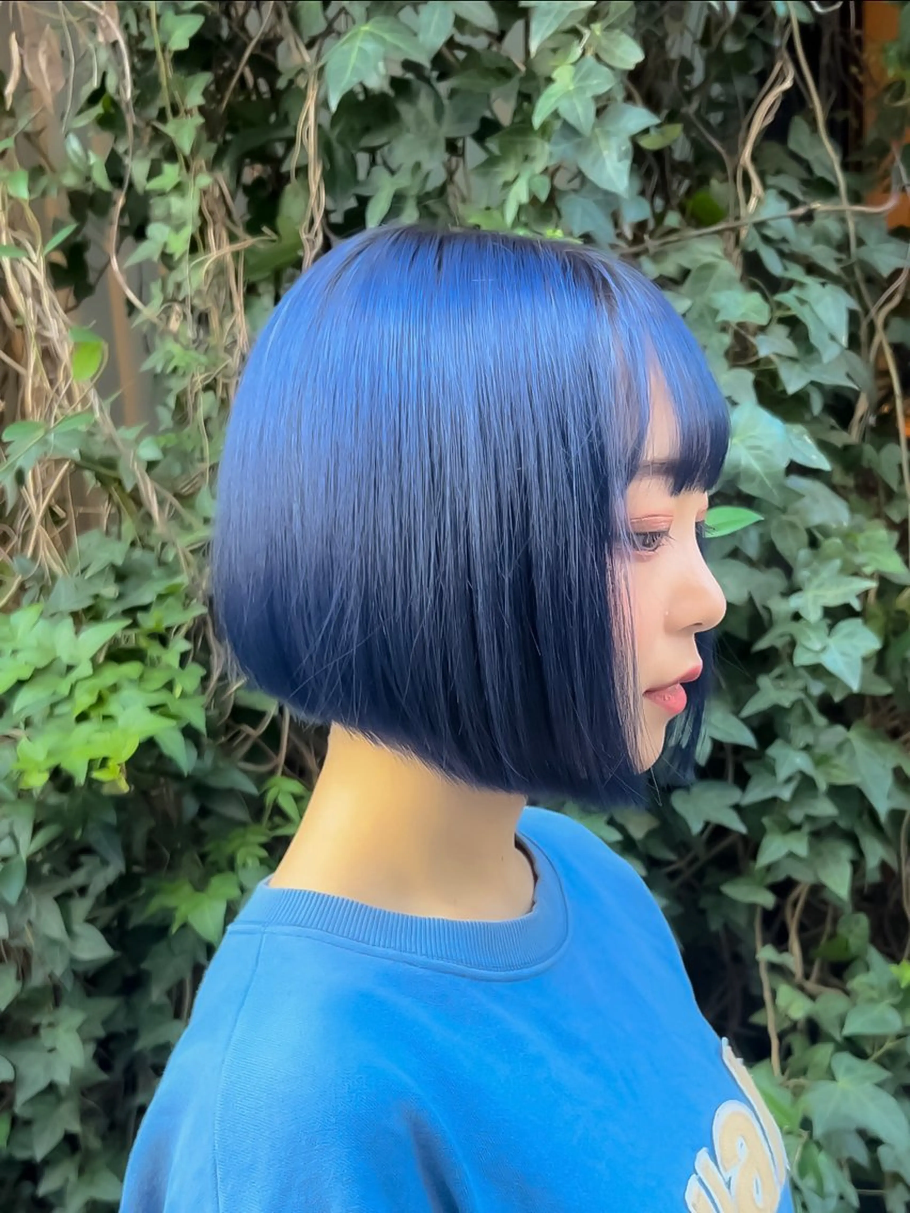 ショート カラー パーマ ヘアアレンジ メンズ 切りっぱなしボブ ボブ 【縮毛矯正ブリーチ】 MANATO🌈のヘアスタイル