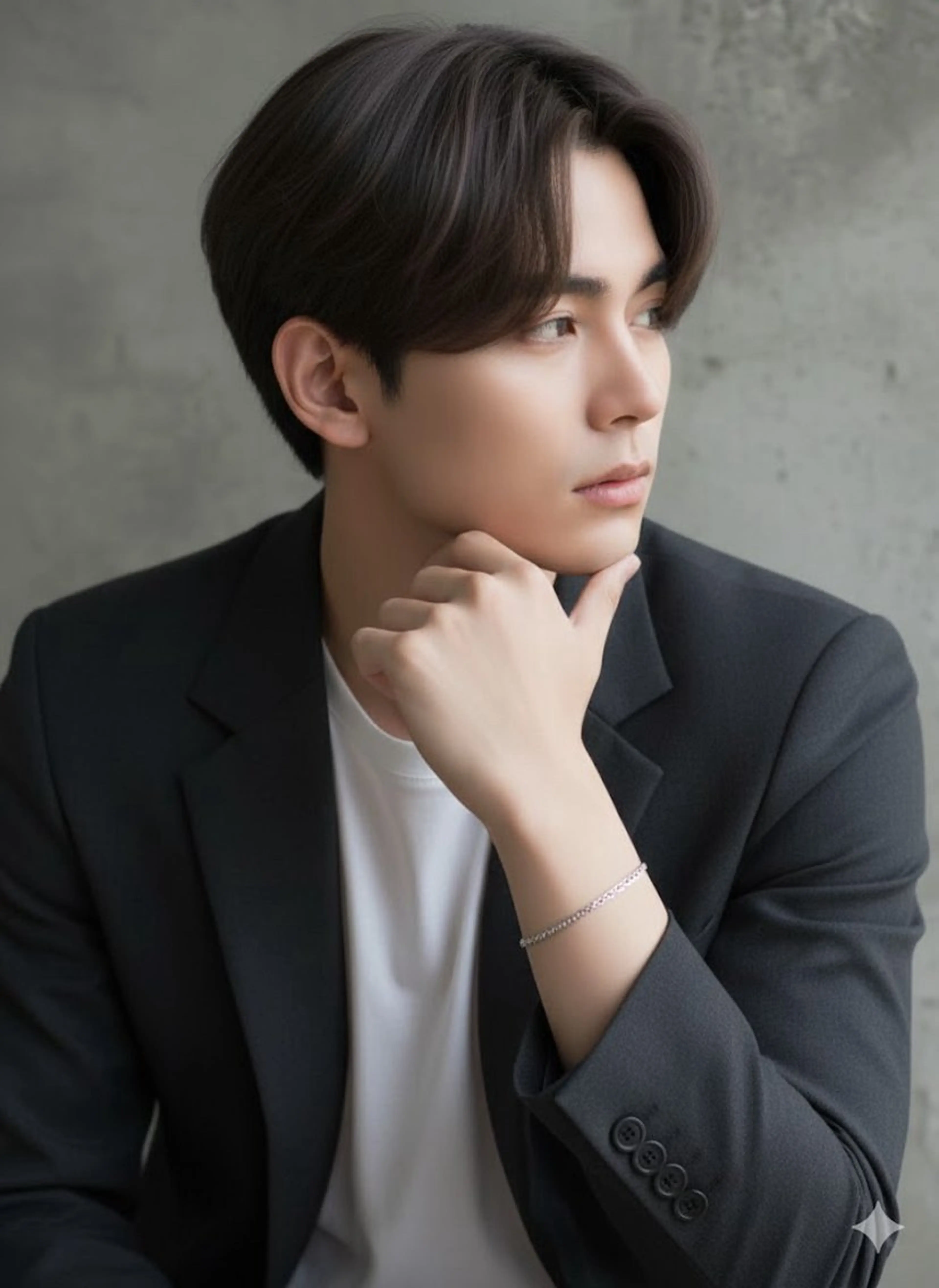 《U-30》💙センターパートスタイル💙×👦メンズカット✂️【🐬クチコミ書いていただける方限定🐬】の写真