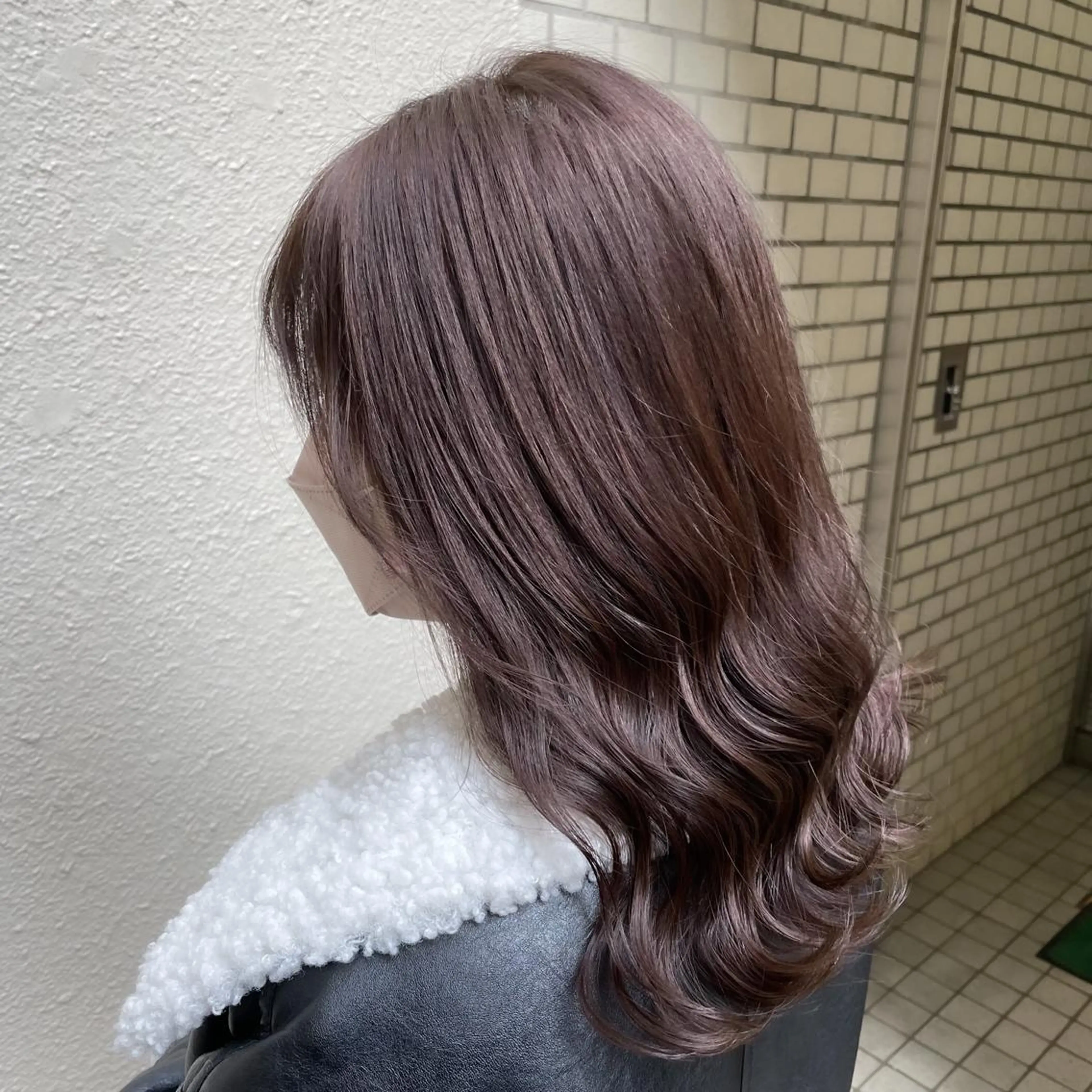 セミロング カラー カット ヘアカラー Selene 難波店　HIROKIのヘアスタイル
