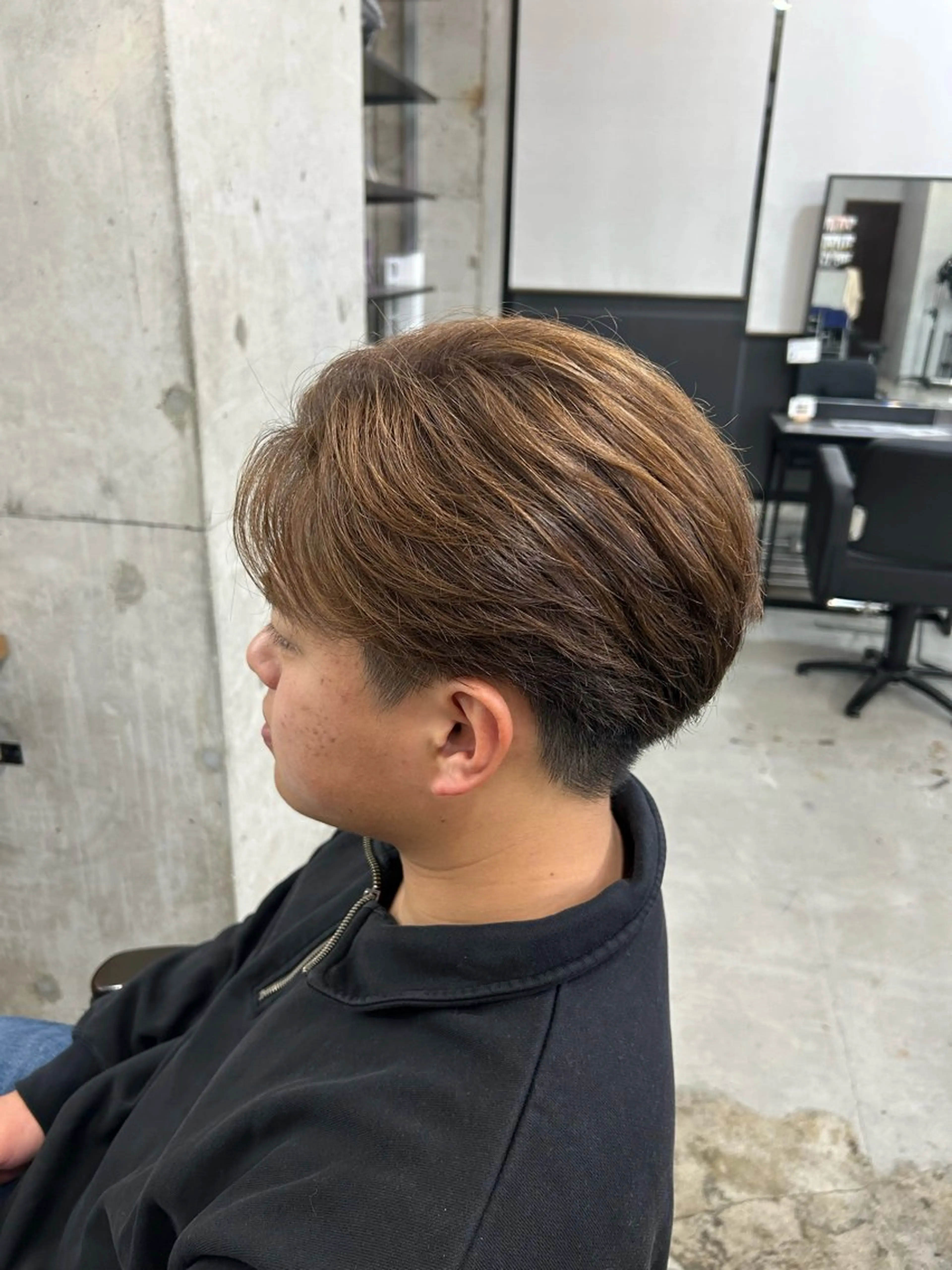 メンズ メンズハイライト 山中 望緒のヘアスタイル