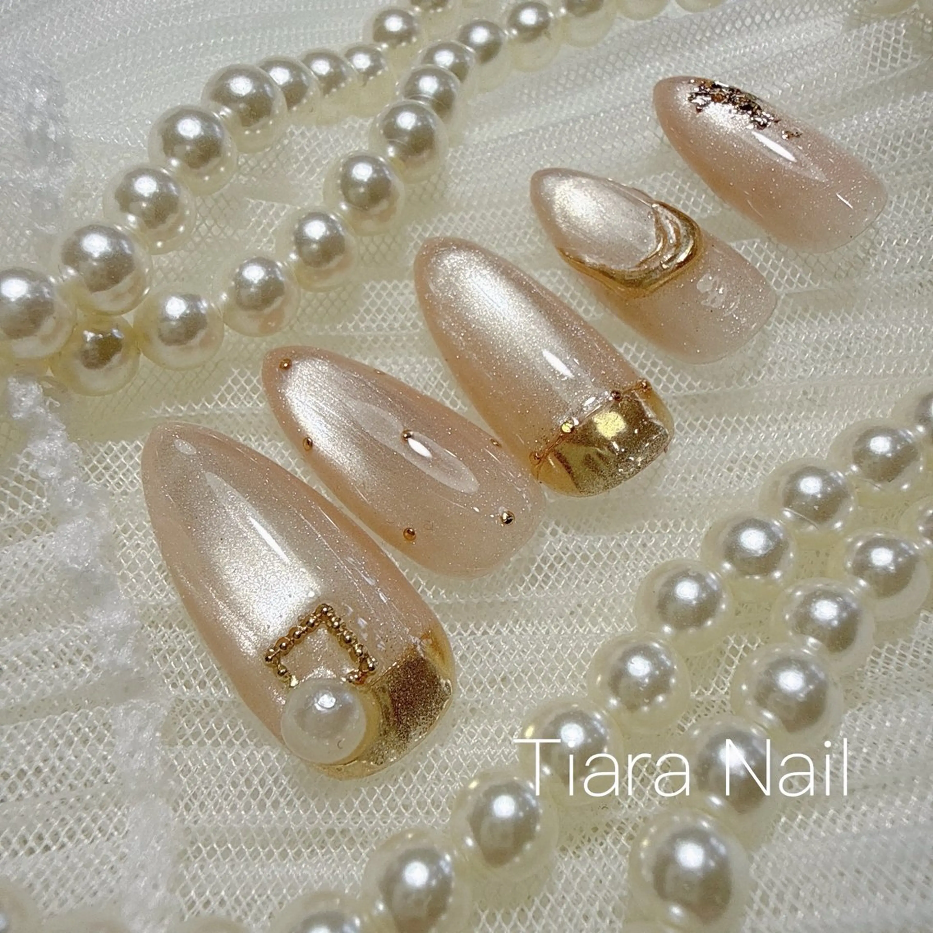 ネイル ハンドネイル フットネイル Tiara Nail & Eye 本店所属・福岡⭐︎春吉 tiara nailのネイルデザイン