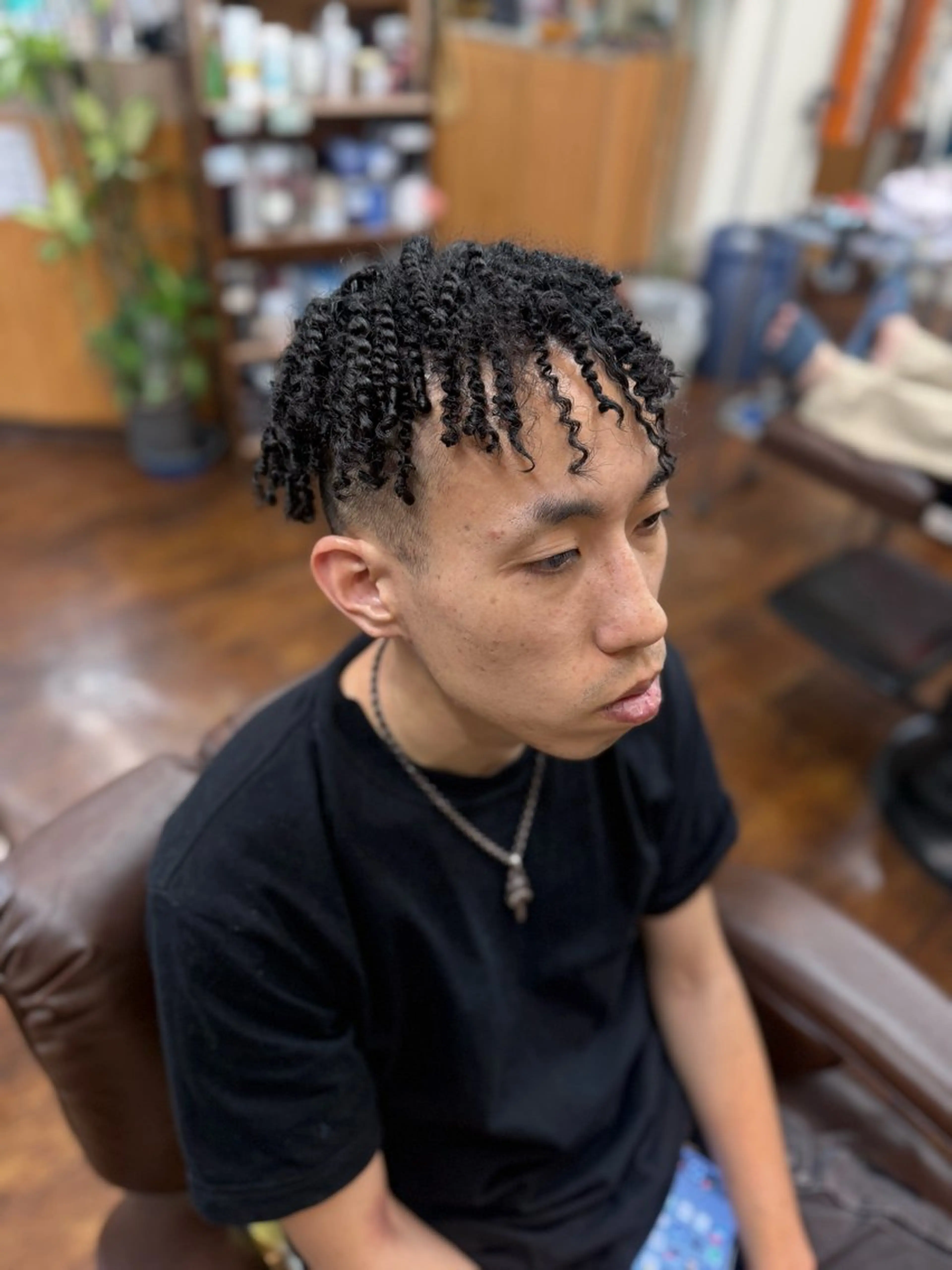 針金パーマの写真