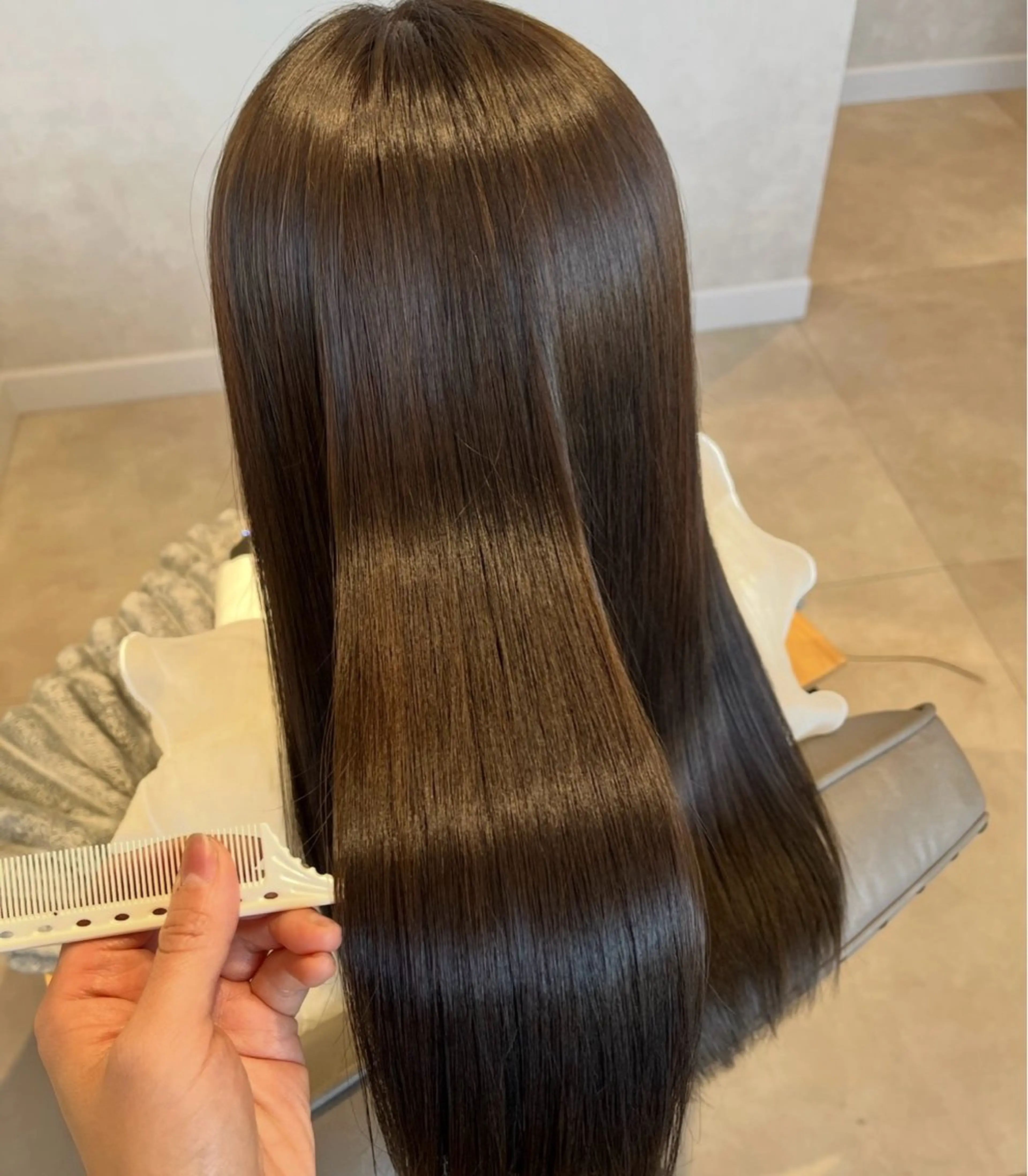 ロング カラー 髪質改善 トリートメント ヘアカラー トリートメント ✨NEW OPEN／ 透明感カラー／はるかのヘアスタイル