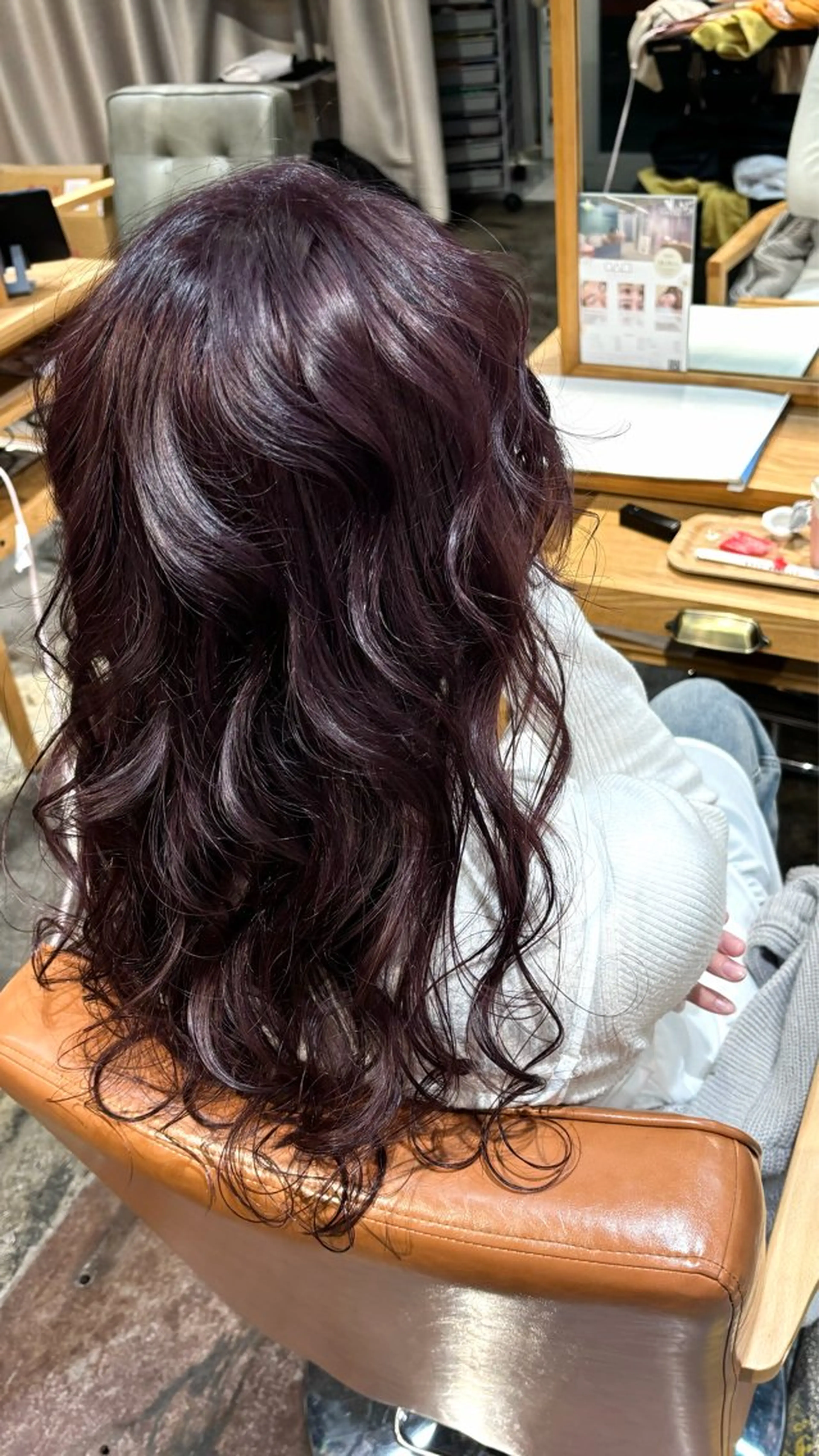 ロング カラー ケアカラー ラベンダーカラー ピンクカラー ヘアカラー 🩵marina🩵 ~fan fun~のヘアスタイル