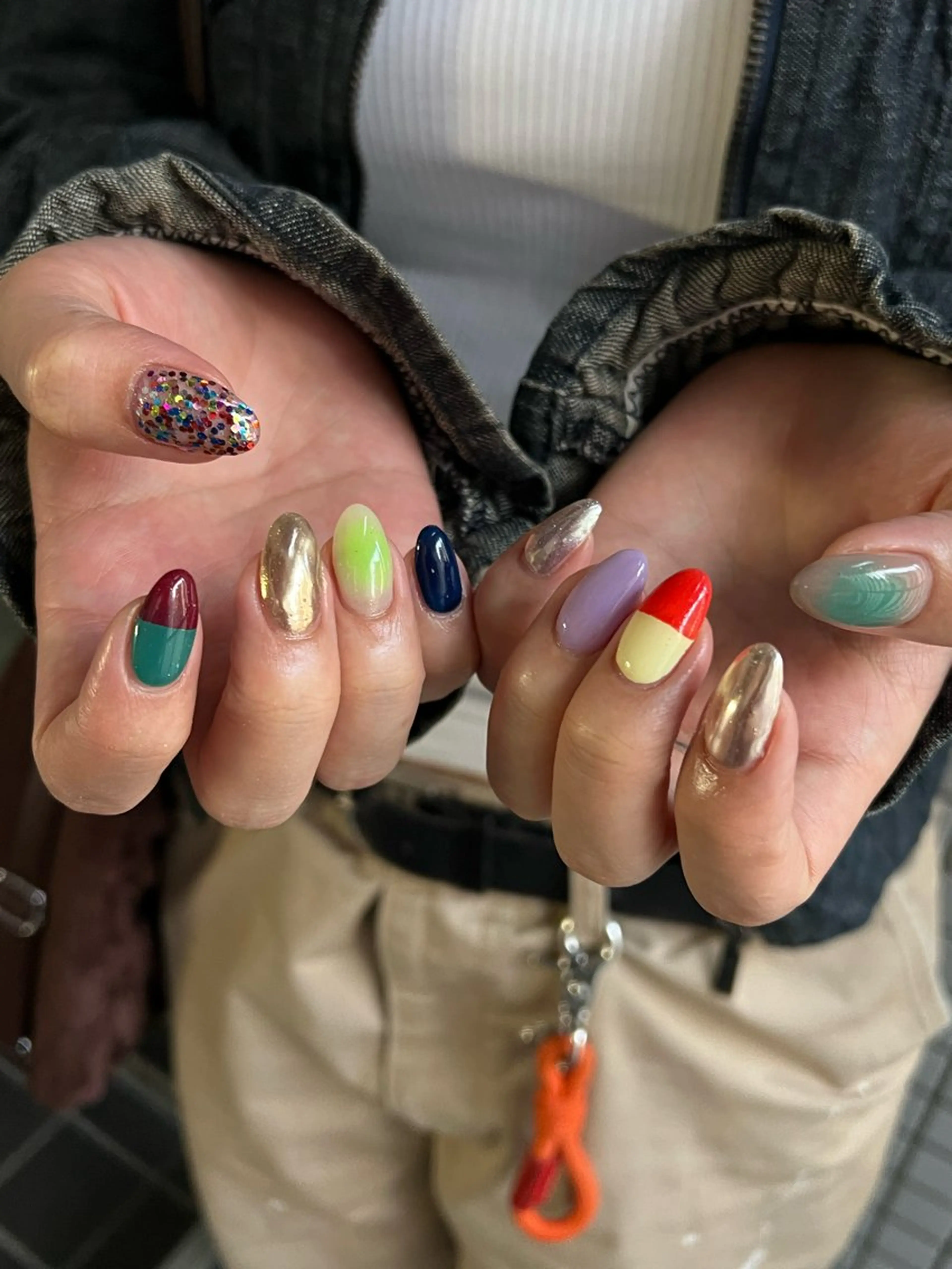 ネイル ハンドネイル Hata nail 🎀個性派ニュアンスのネイルデザイン