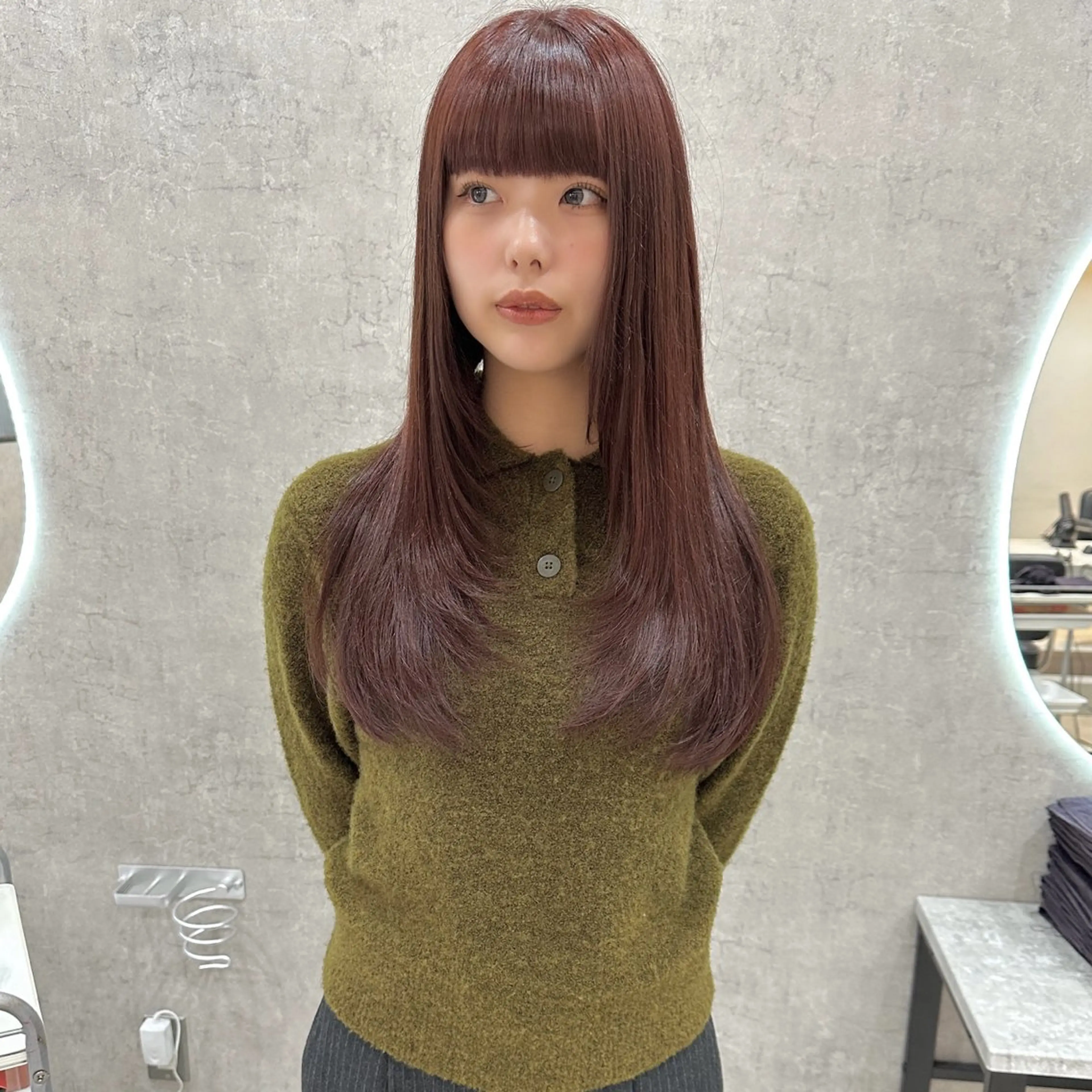 ロング カラー はちすか るかのヘアスタイル