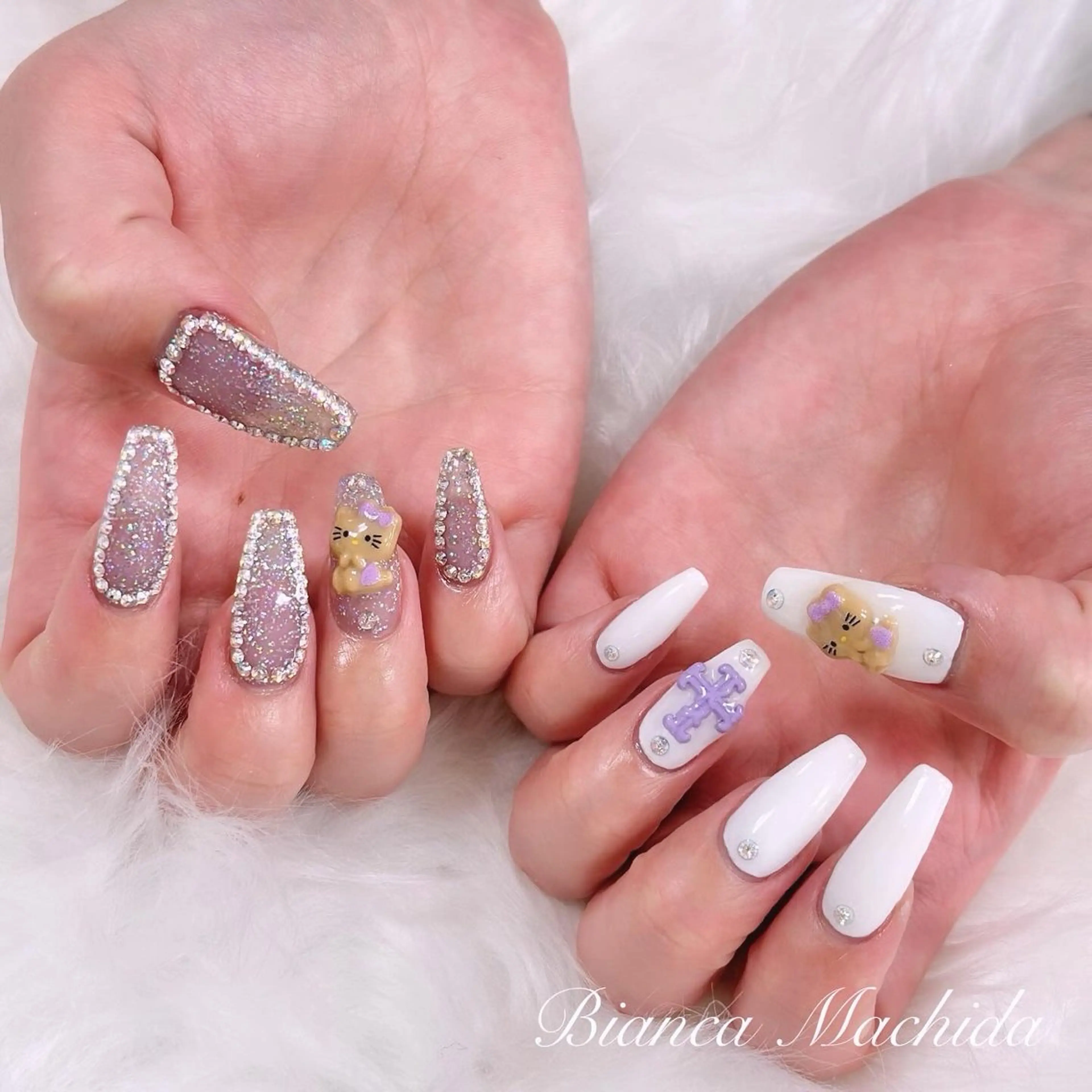 ネイル 持ち込み ハンドネイル Bianca👼🏻 OIKAWAのネイルデザイン