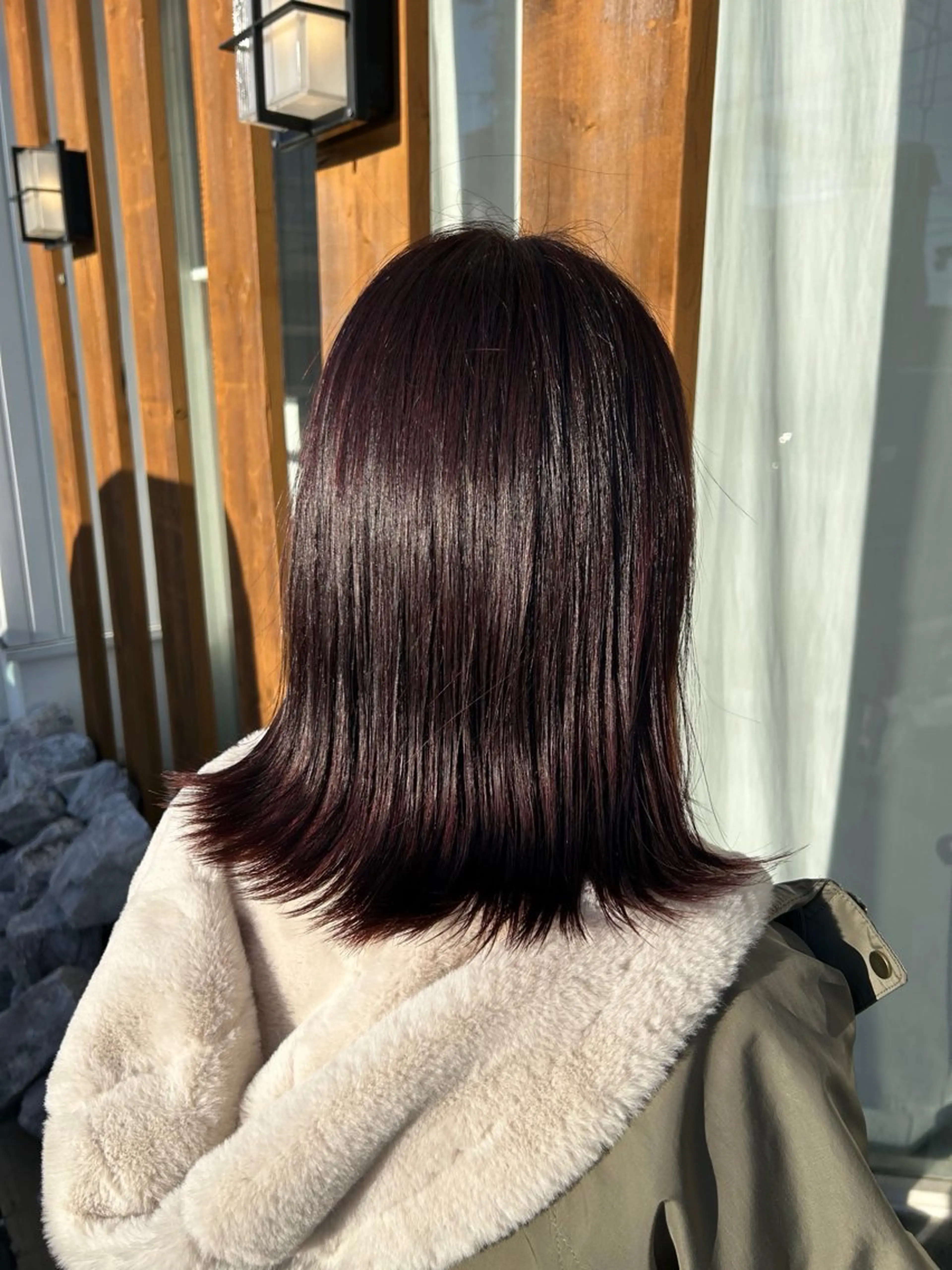 ミディアム ヘアカラー ルプラボウ/音々華 /髪質改善/暖色のヘアスタイル