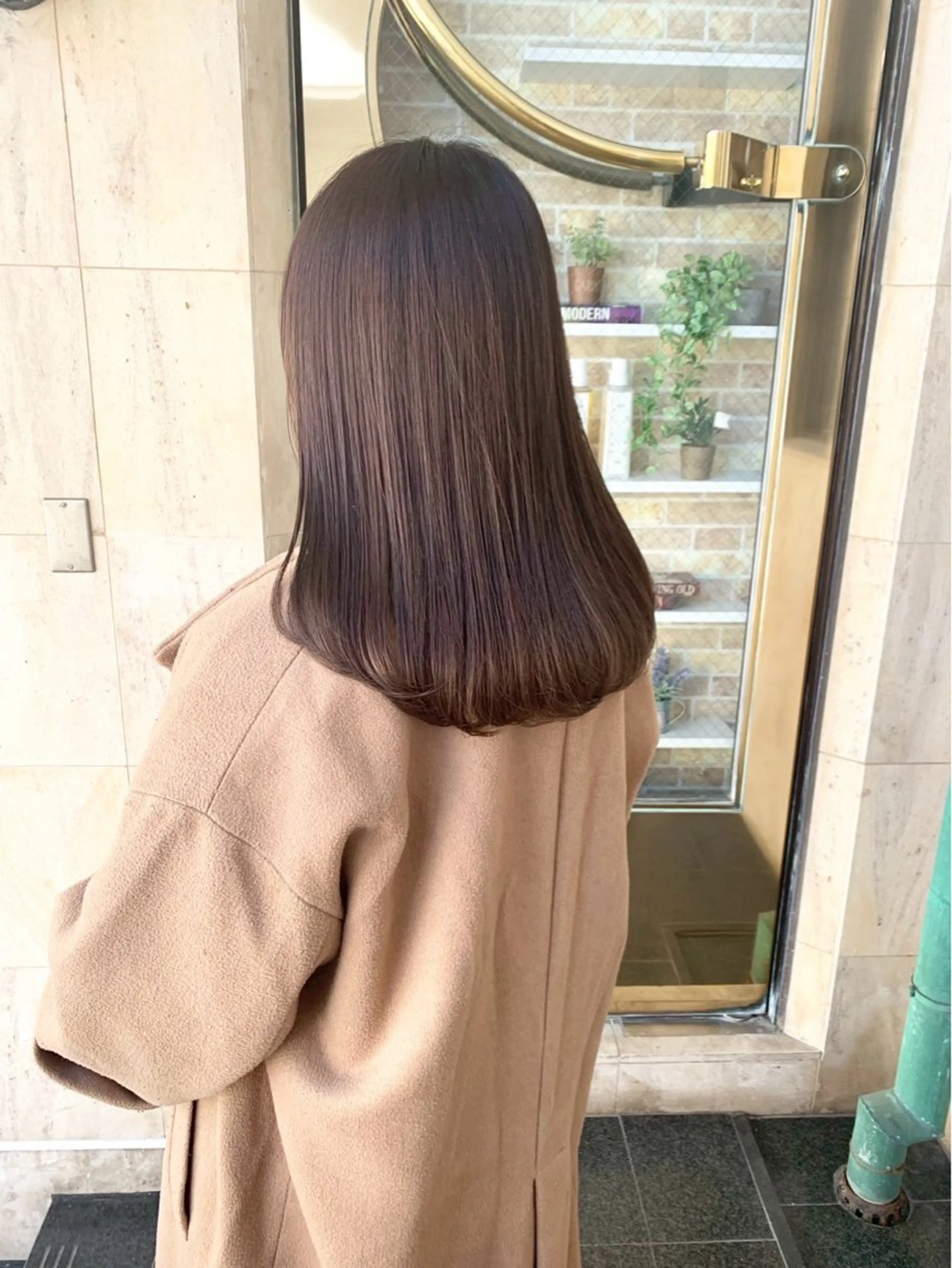 セミロング 縮毛矯正 yu koのヘアスタイル
