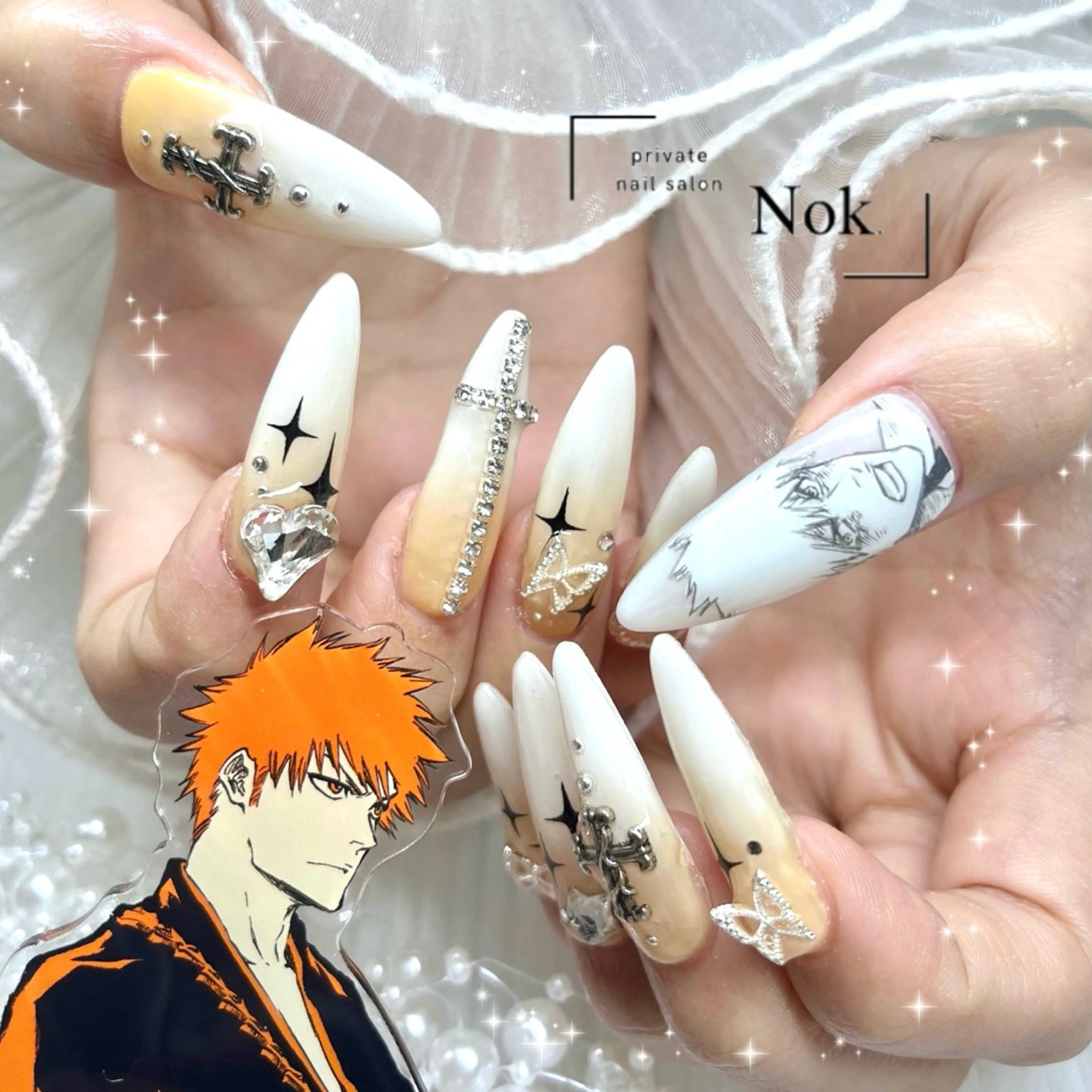 ネイル ハンドネイル 池袋痛ネイル Nok. 渡辺のネイルデザイン