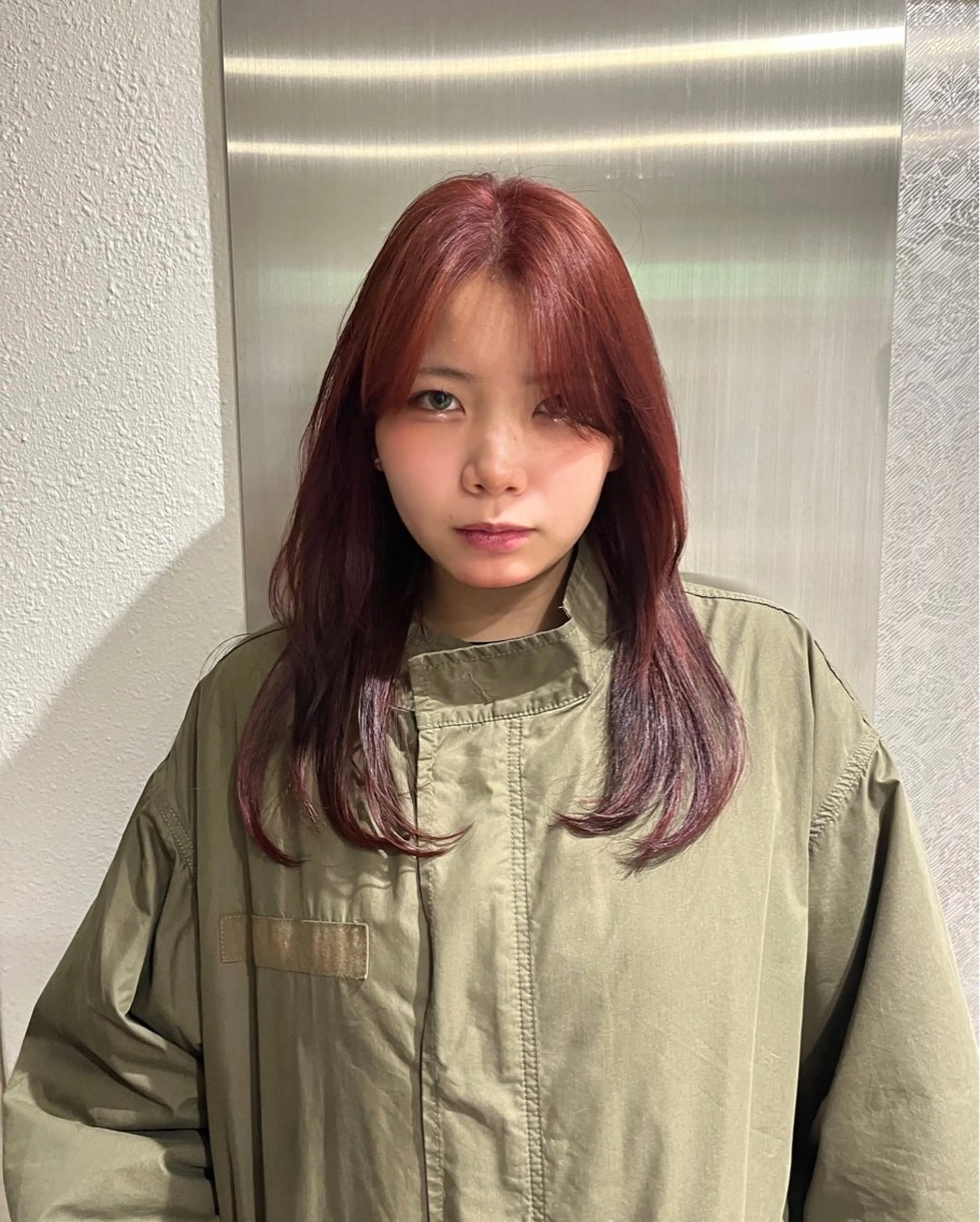 ミディアム カラー ブリーチ怖い人の味方 ケアブリーチ/ユウキのヘアスタイル