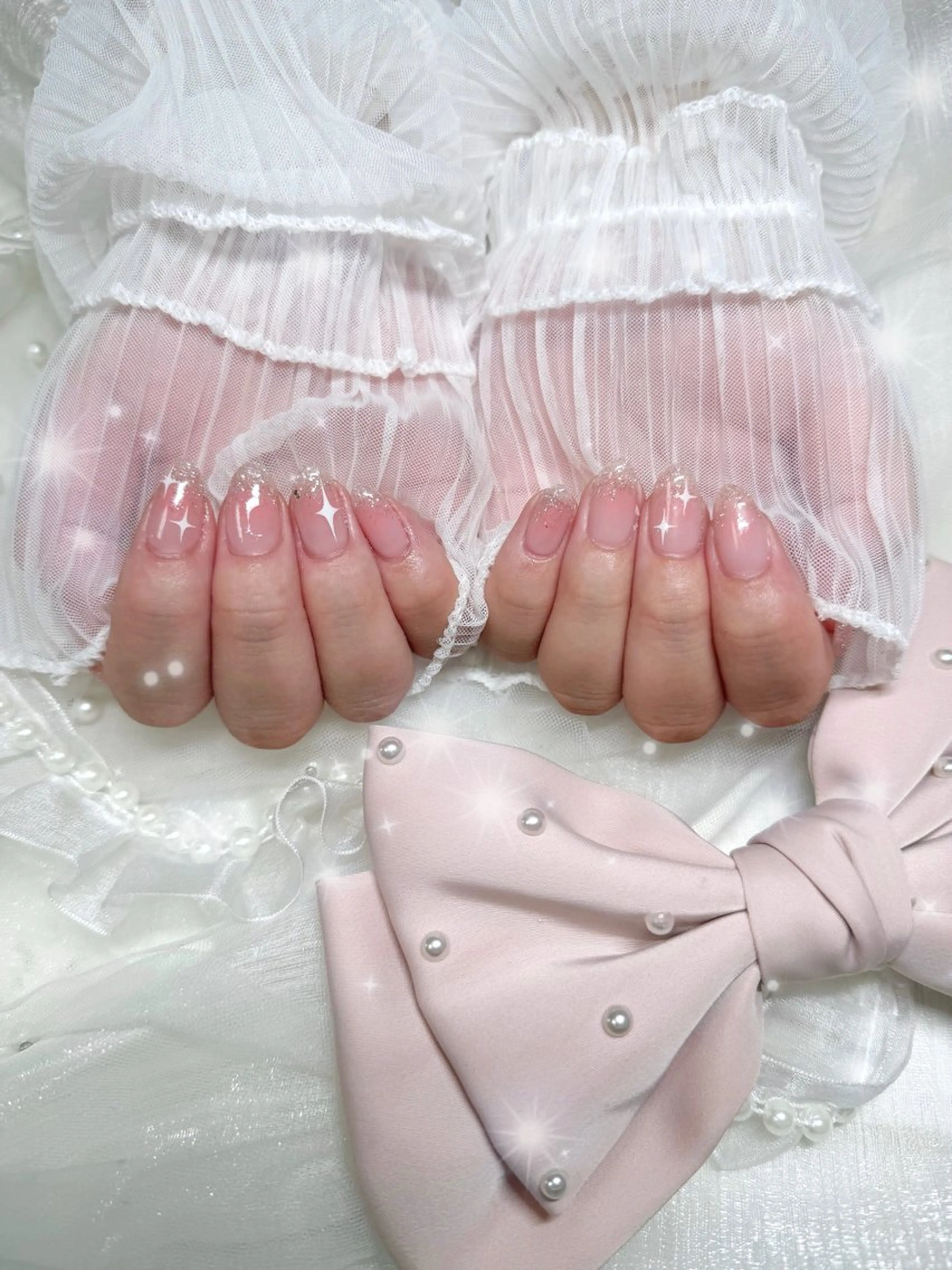 ネイル チークネイル ハンドネイル 🎀Mai 🎀✩.*のネイルデザイン