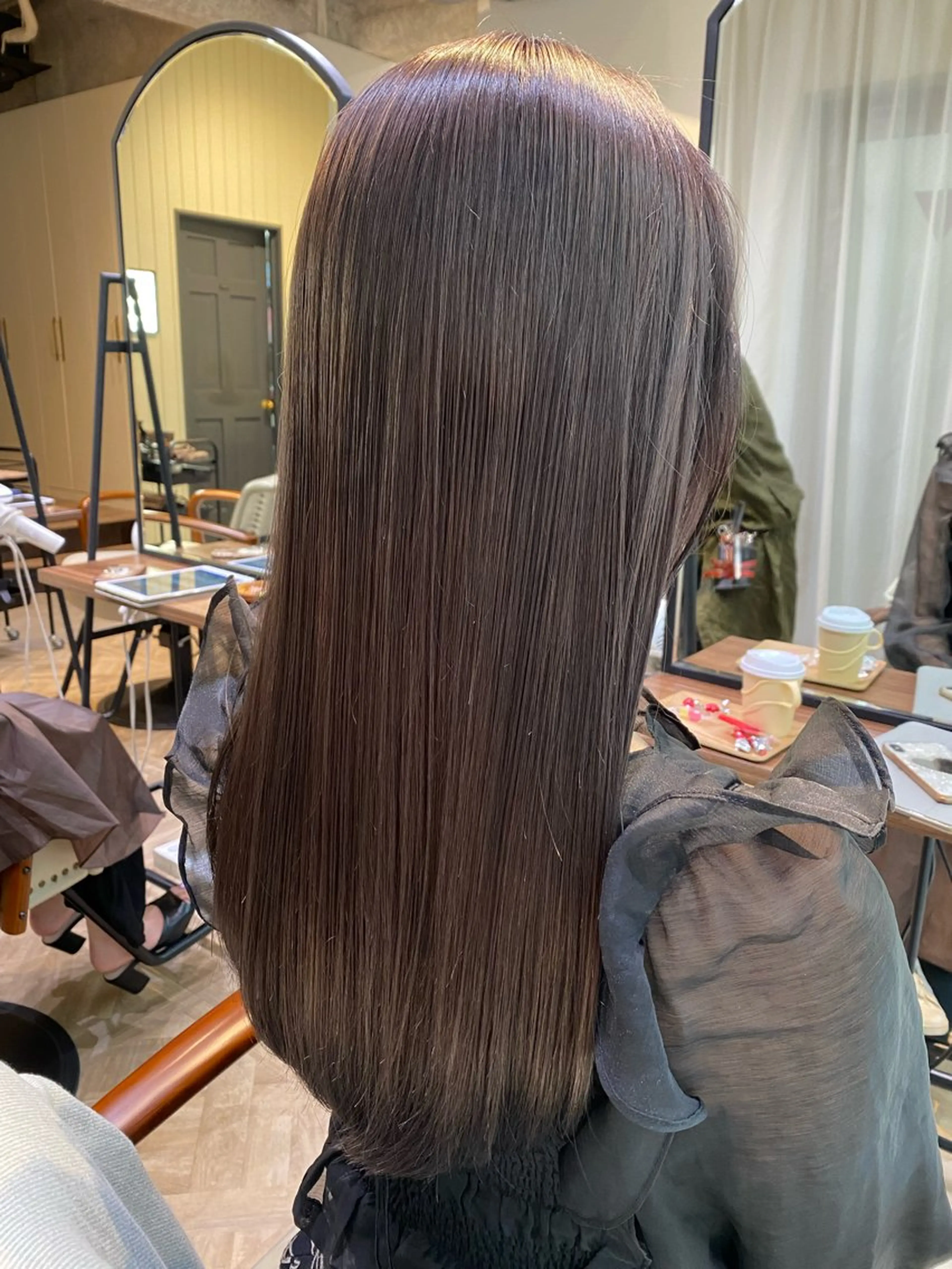 ロング カラー パーマ 新宿 / Aujua ｿﾑﾘｴ🫧森田涼介のヘアスタイル