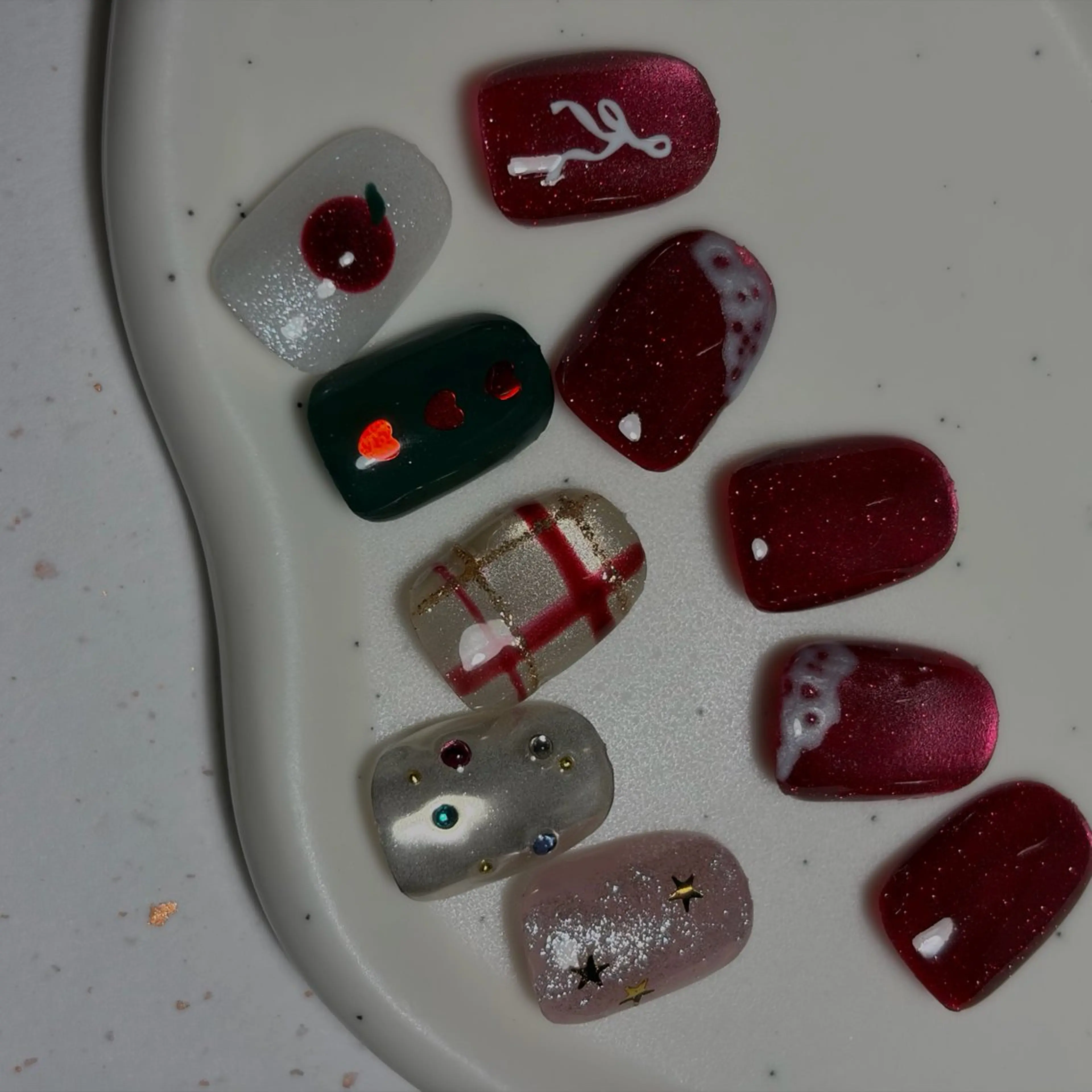 ネイル 冬ネイル クリスマス Bei nail MIKIのネイルデザイン