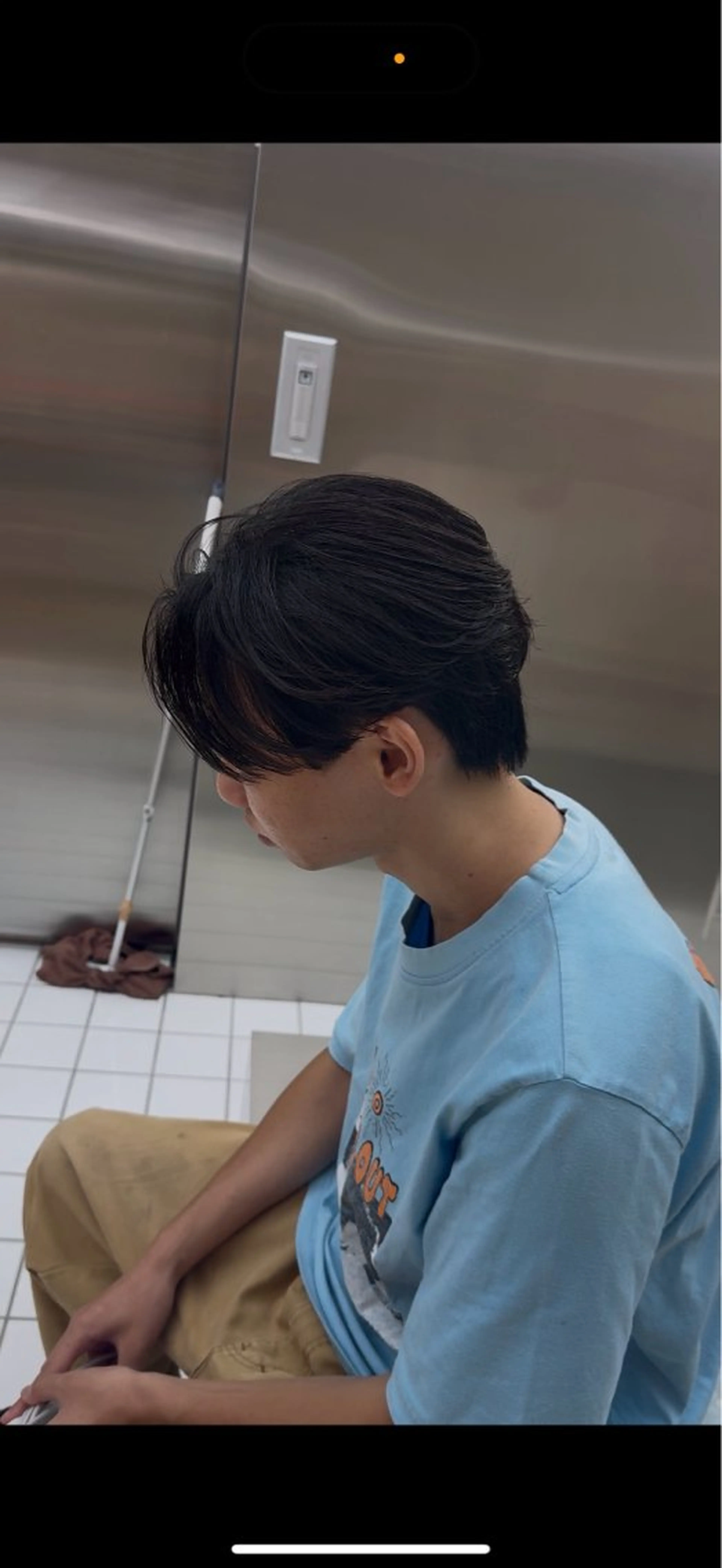 縮毛矯正の写真