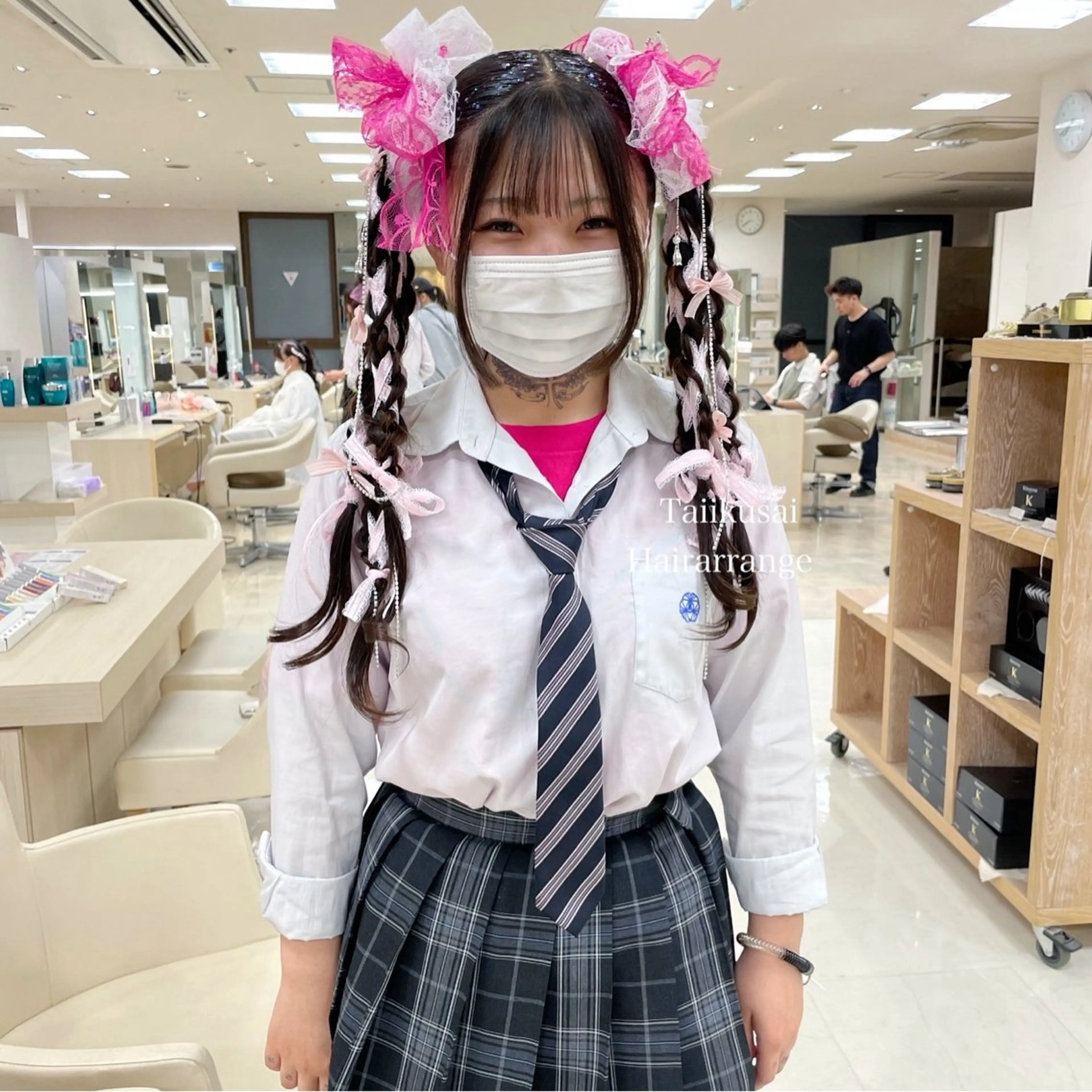 セミロング ヘアアレンジ 🍒KIKUCHI KANAE🍒のヘアスタイル