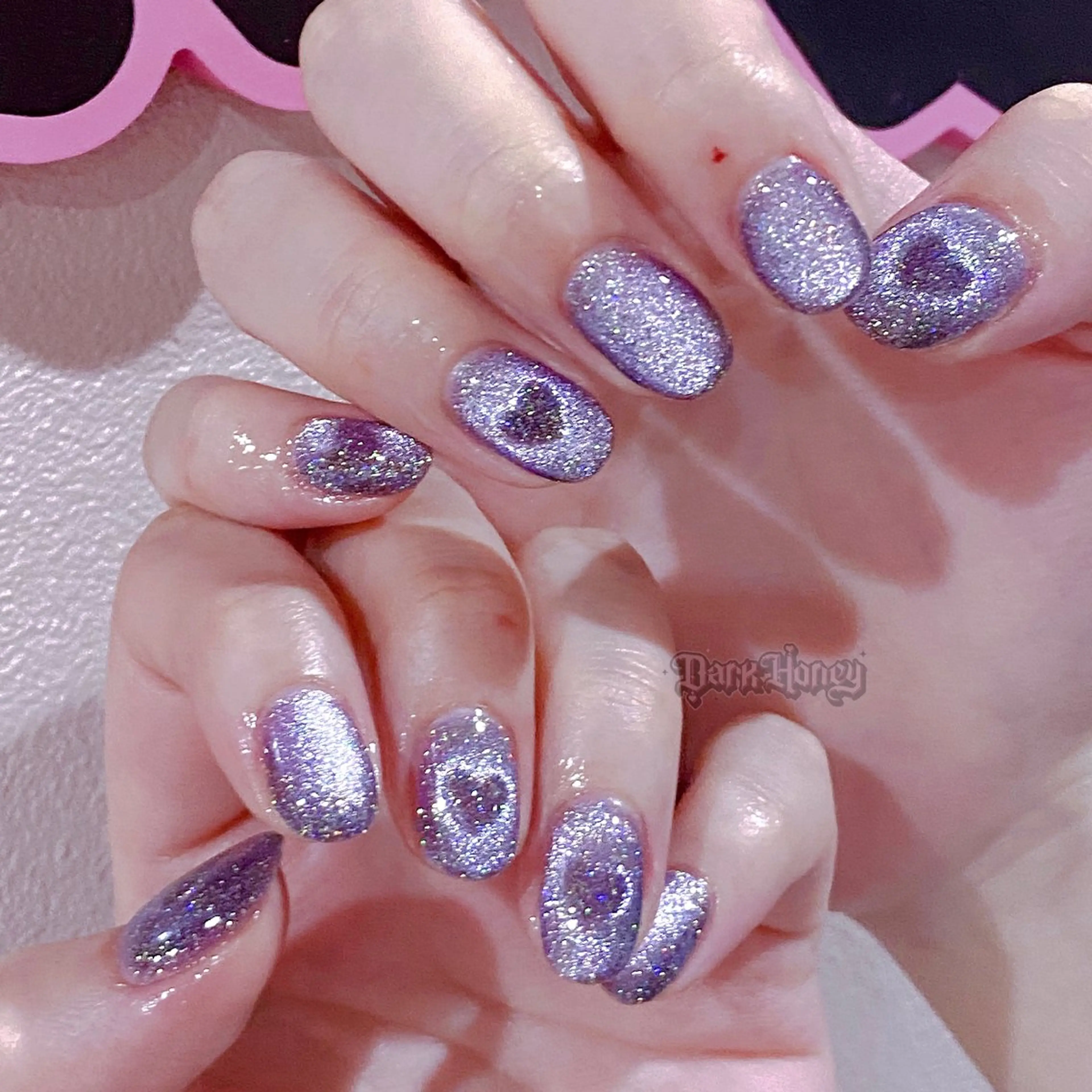 ネイル ハンドネイル Dark honey スカルプ専門原宿店のネイルデザイン