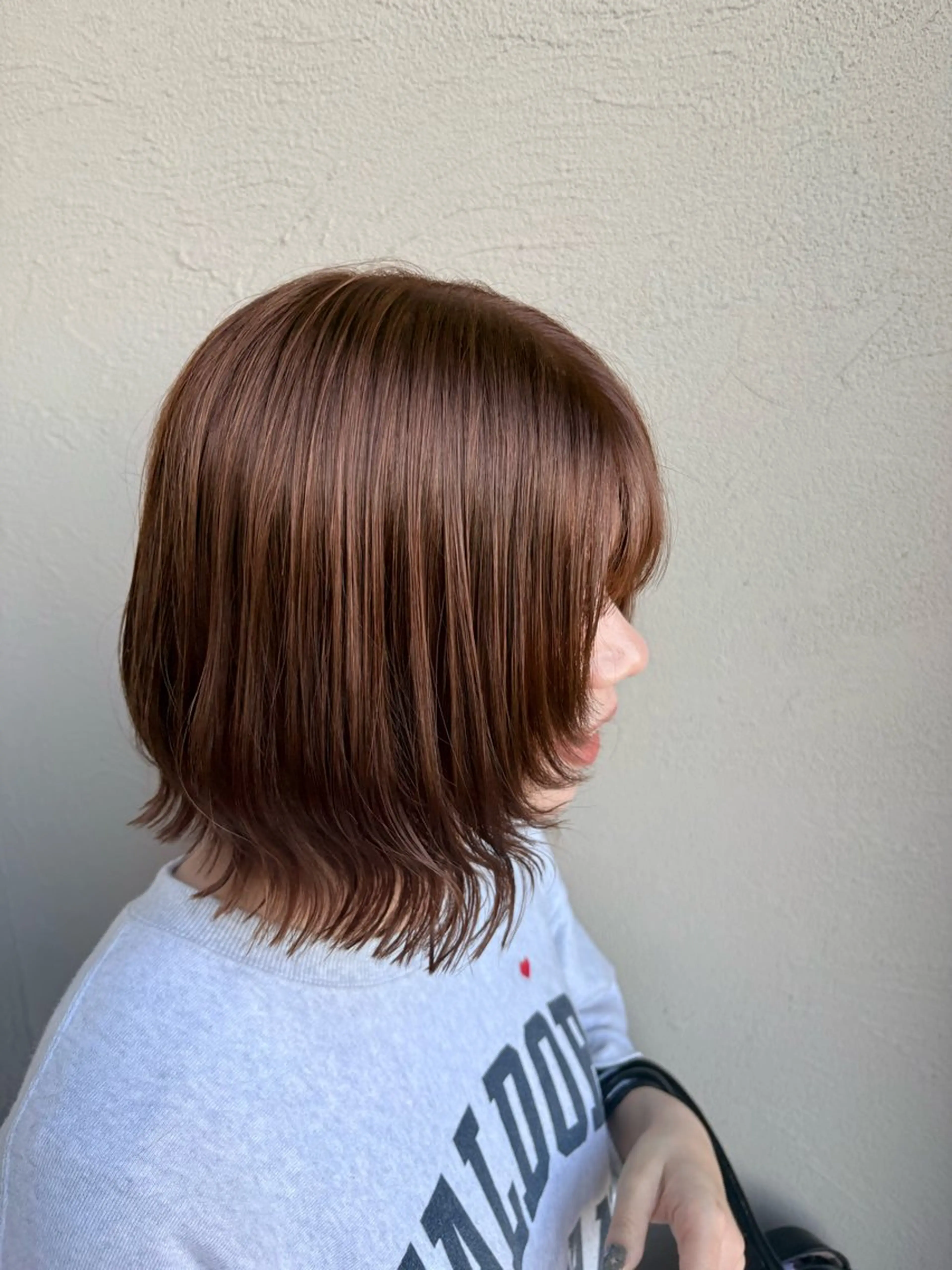 ミディアム カット ヘアカラー Flat /rina🧸のヘアスタイル