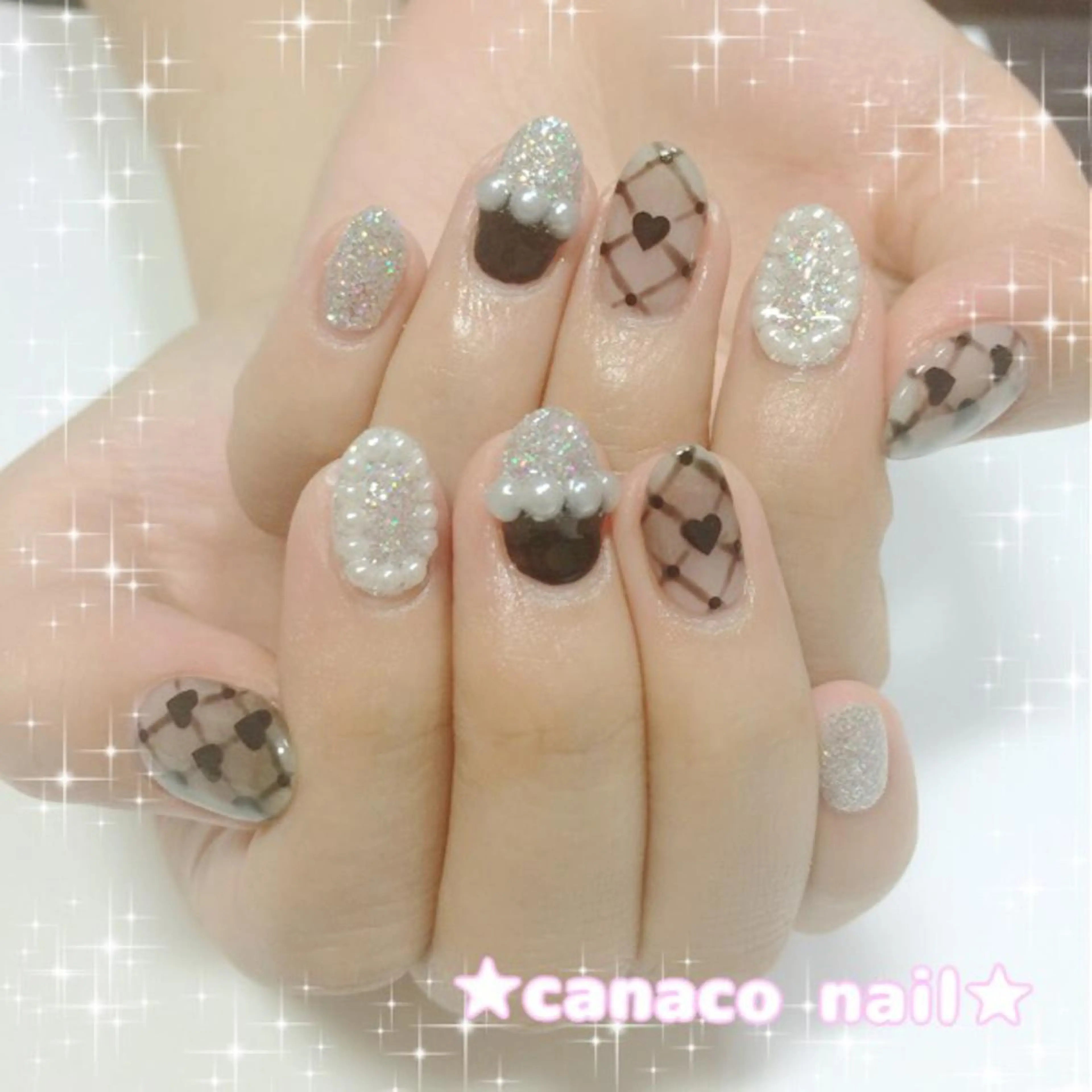 ネイル アートネイル ハンドネイル ハンドケア ベテランネイル cnc  nailのネイルデザイン