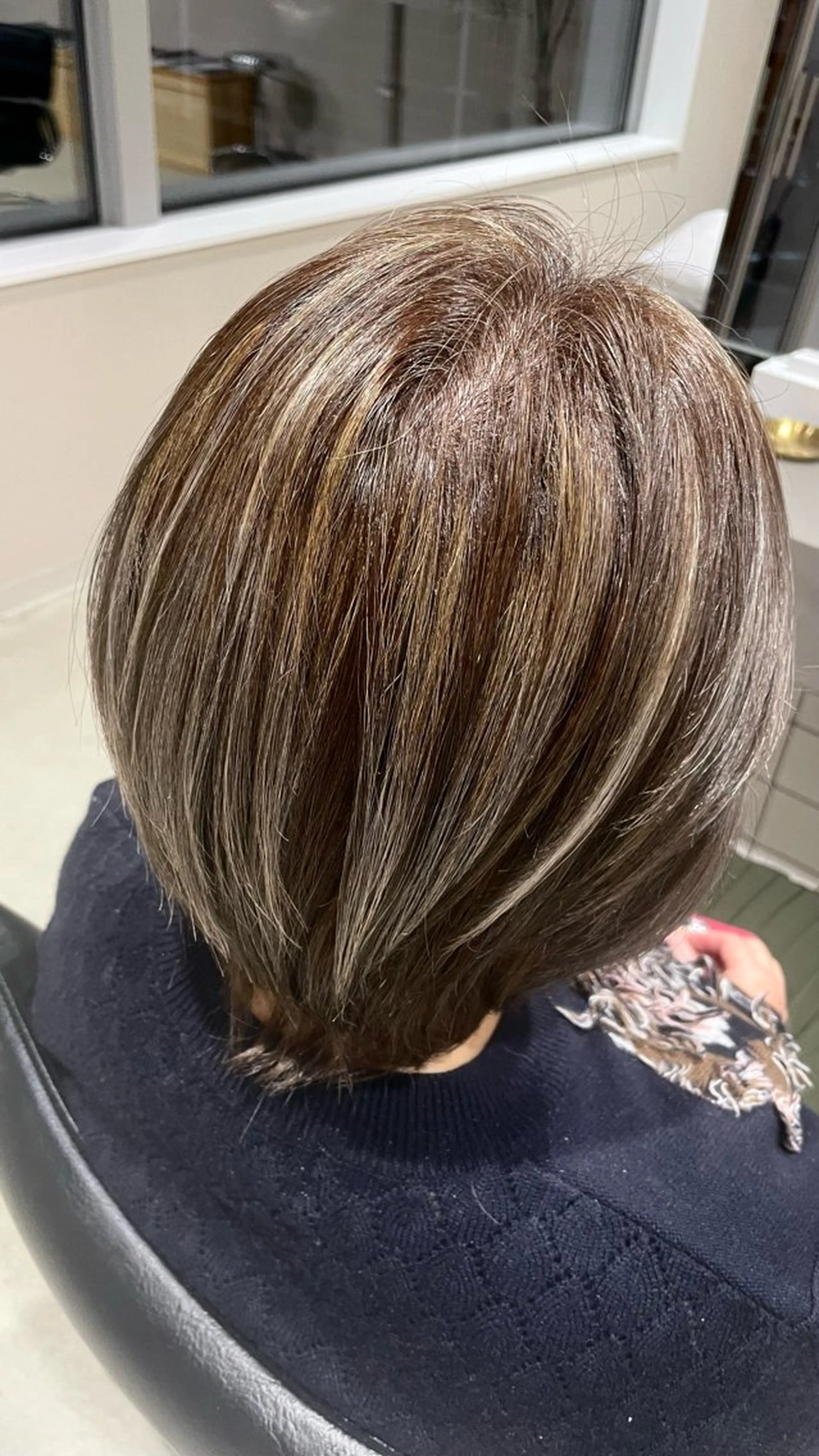 ショート カラー グレージュ ハイライトカラー ハイライト 郡山/透明感カラー /馬場アンドレアのヘアスタイル