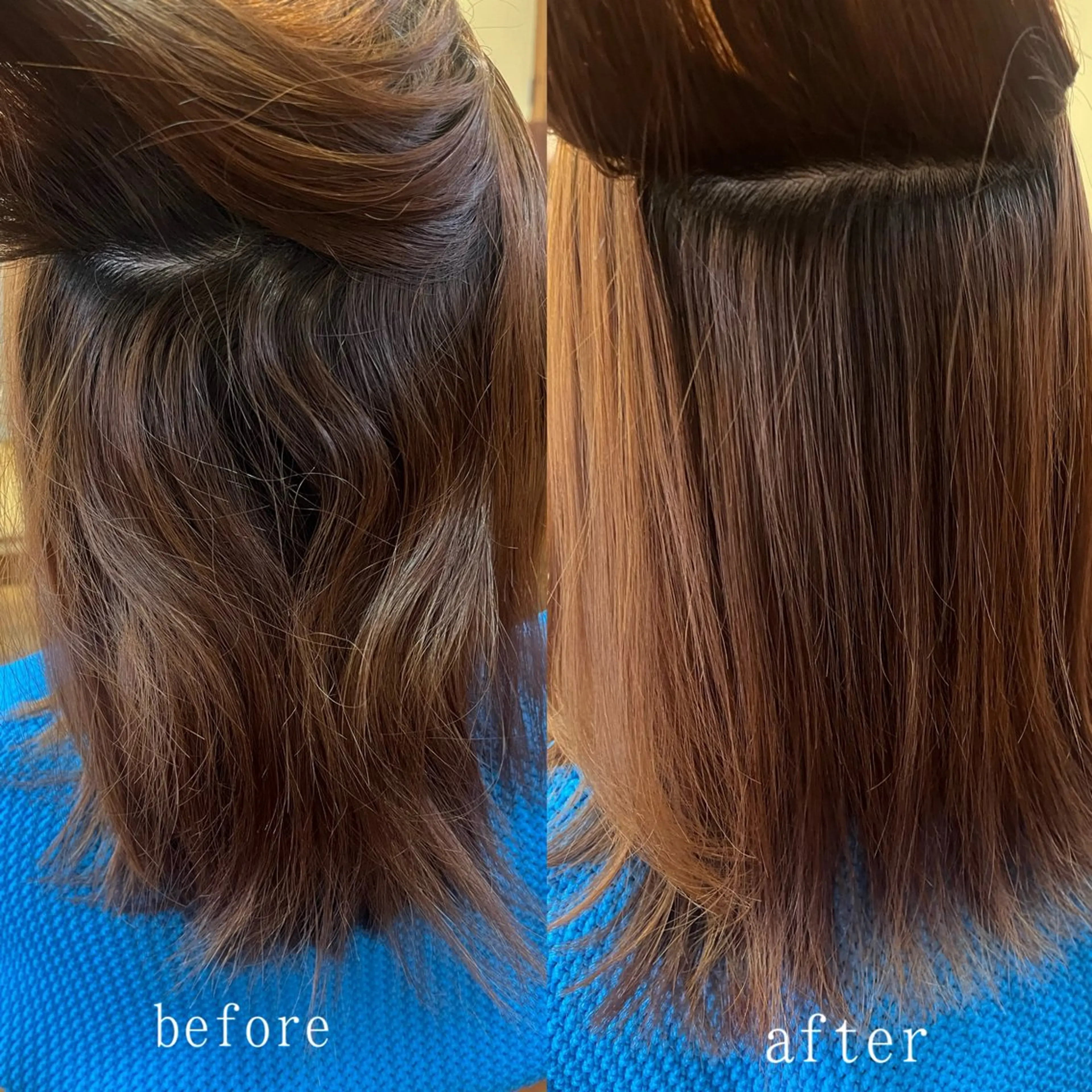 【⭐️憧れの美髪クーポン⭐️】似合わせカット‪✂︎‬+髪質改善ストレートの写真