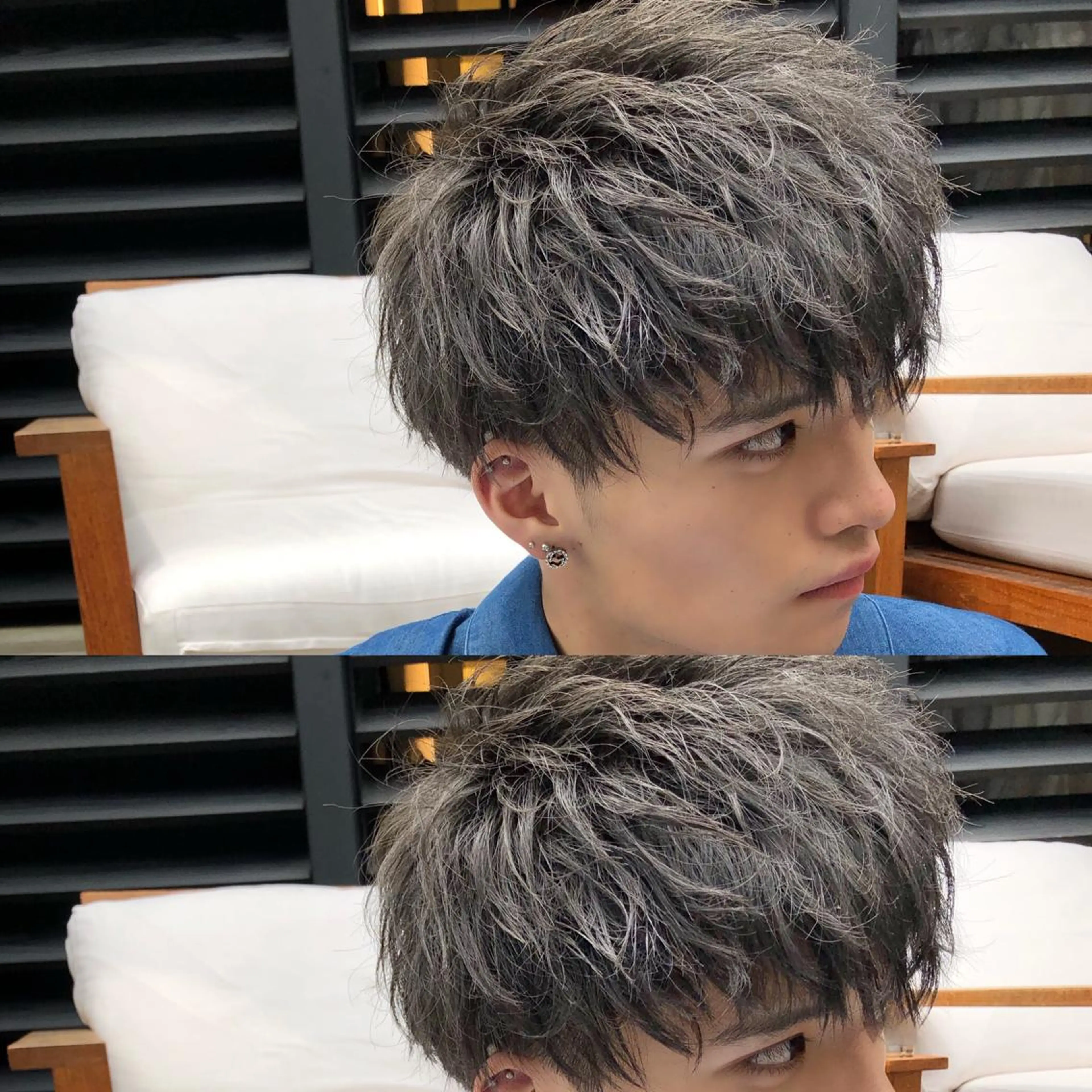 カラー メンズ BABY 艶髪暗髪ヘア💖達人のヘアスタイル