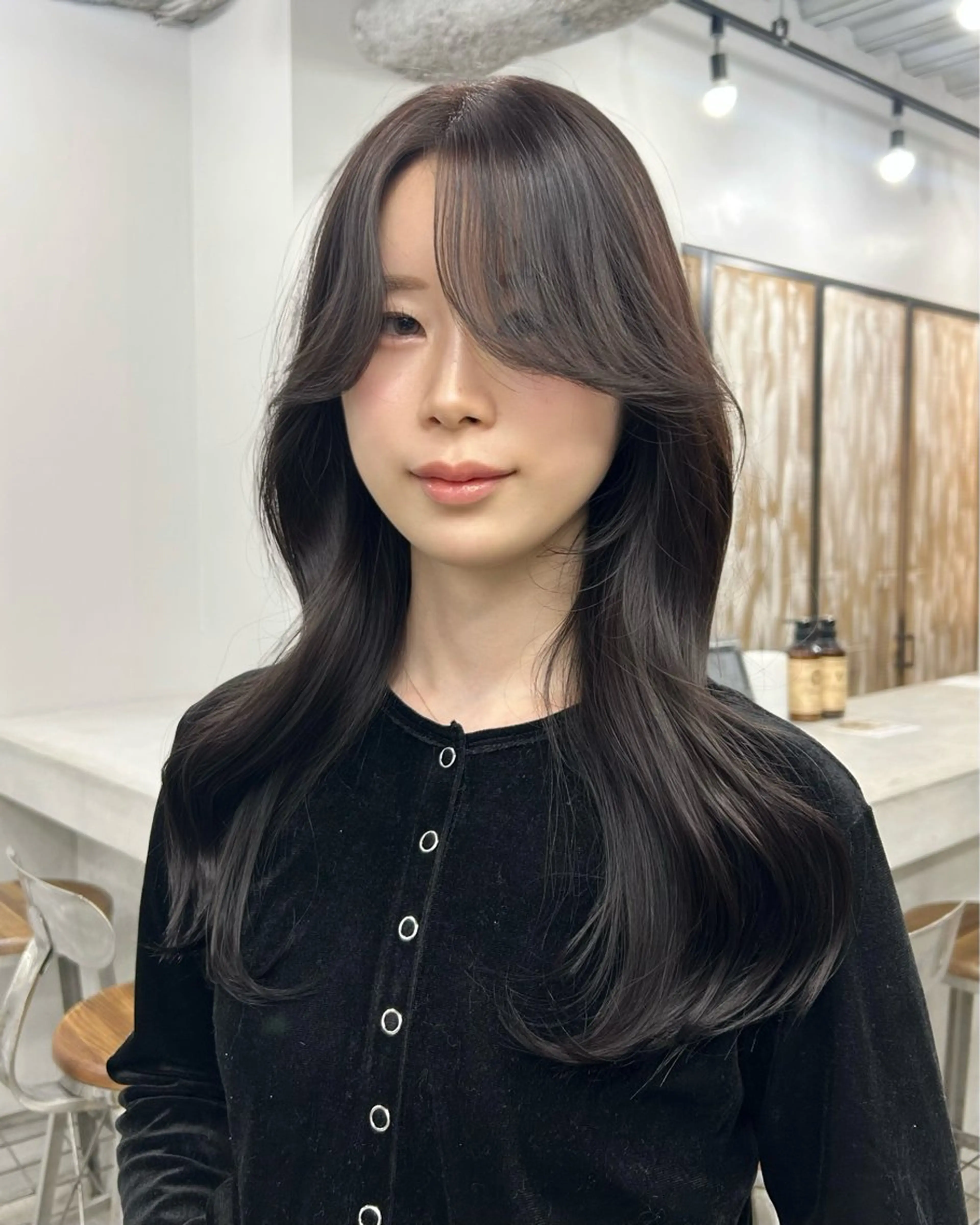 ロング レイヤーカット/韓国 🤎きのした いちかのヘアスタイル