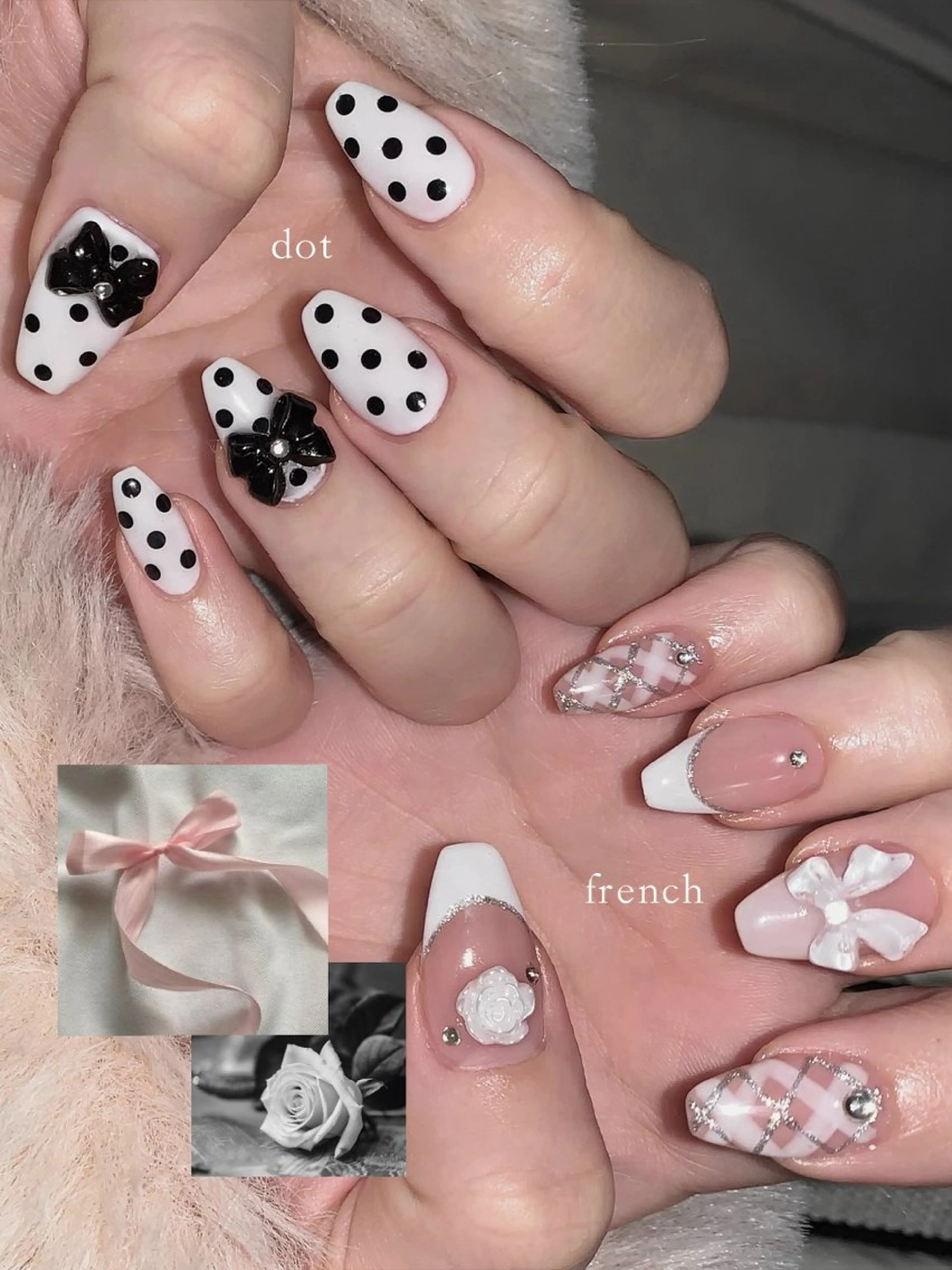 ネイル ハンドネイル Maho🦋 吉塚 ワンホン/韓国ネイルのネイルデザイン