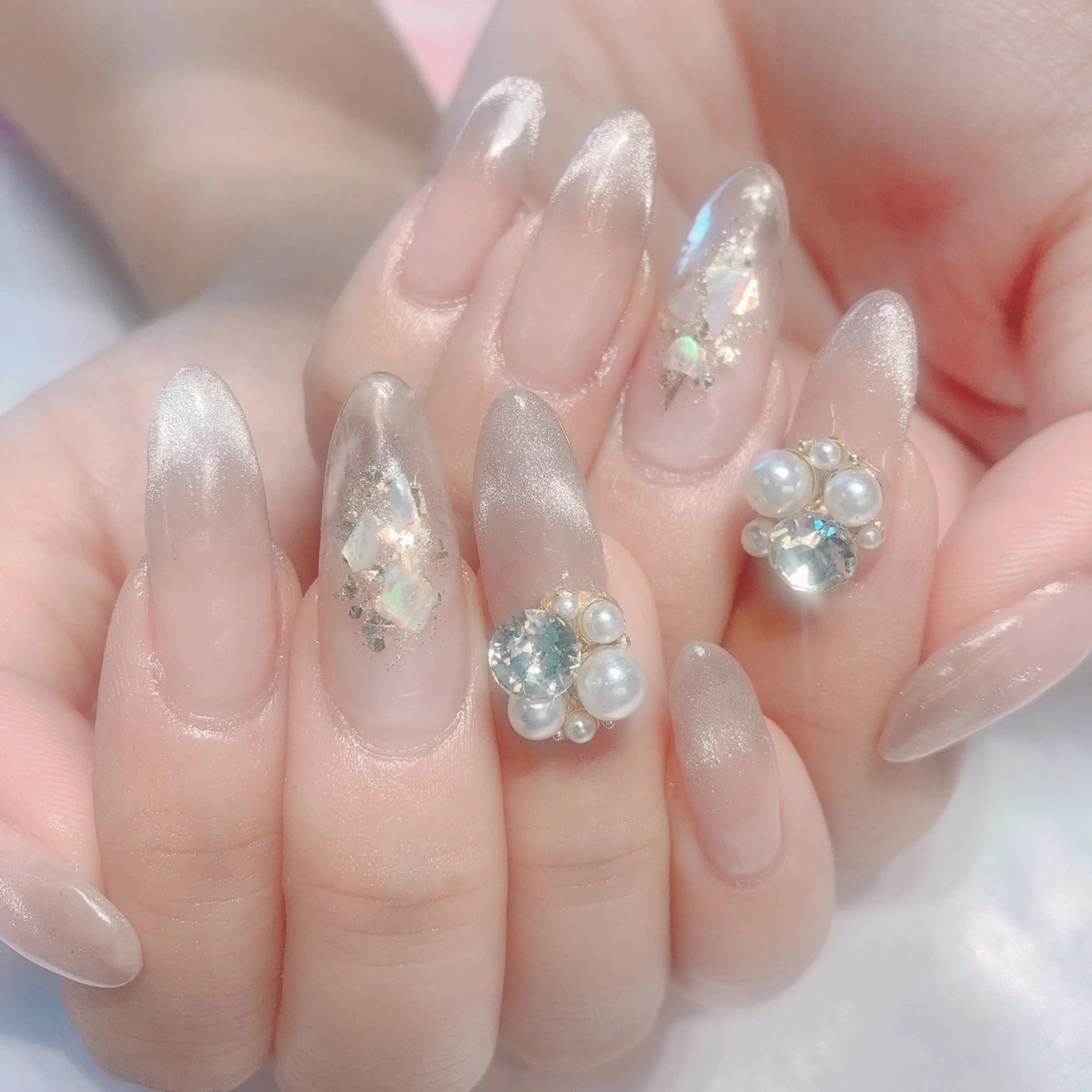 ネイル ハンドネイル Nail×Lani 深爪矯正対応◎のネイルデザイン