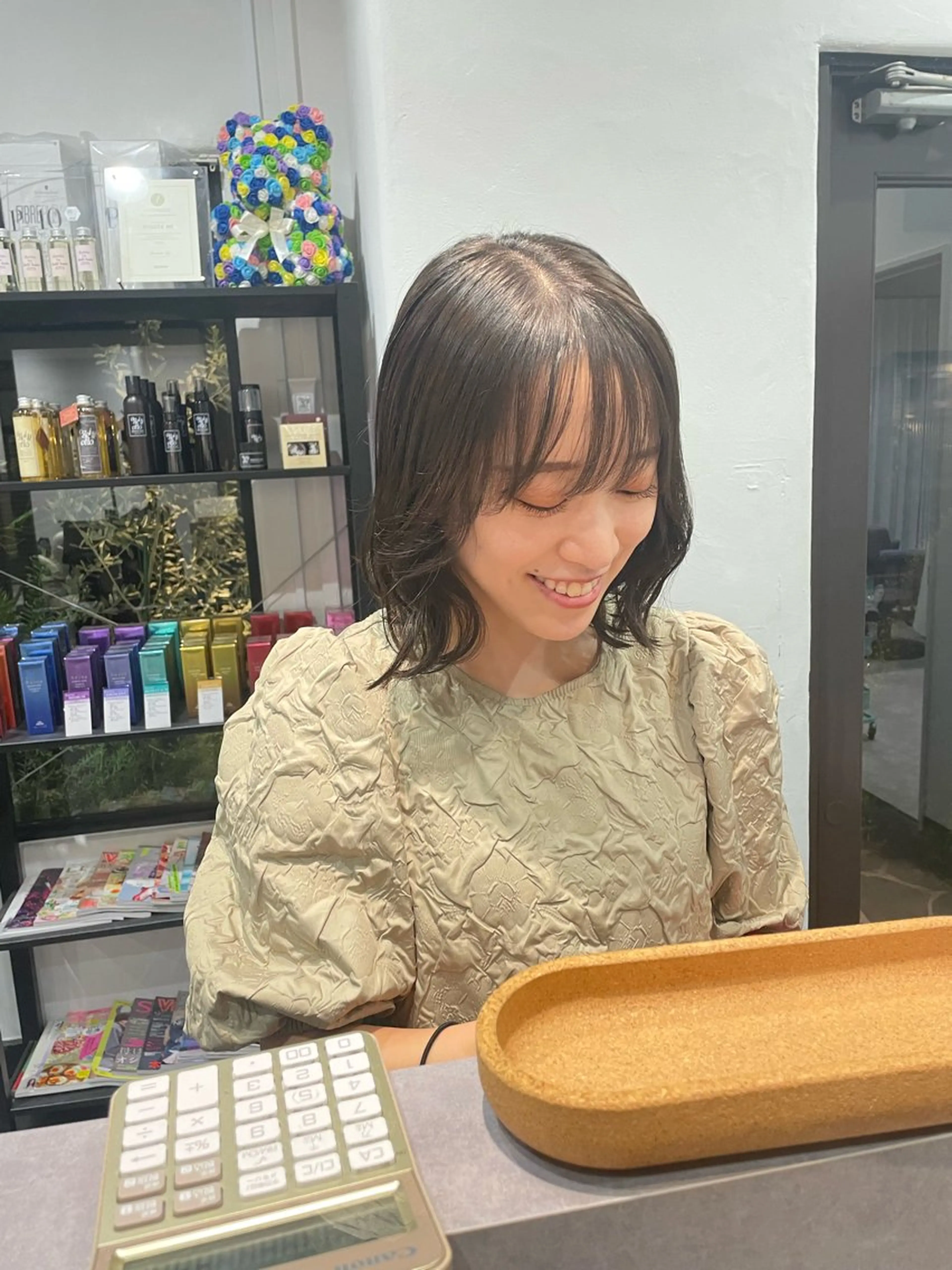 ミディアム 木村 あかりのヘアスタイル