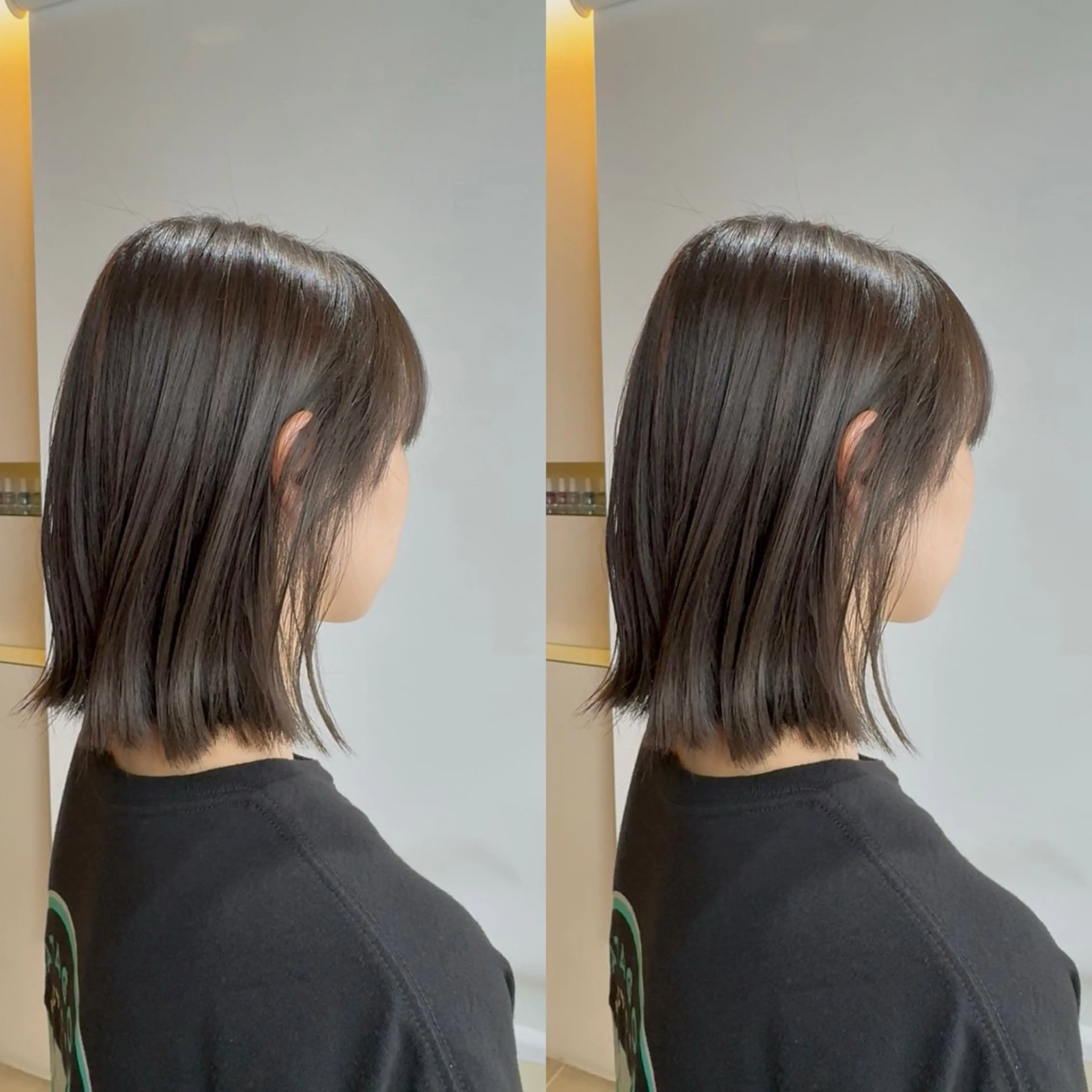 ミディアム カラー ヘアカラー オーガニックカラー/ 髪質改善/暗髪/ボブのその他イメージ