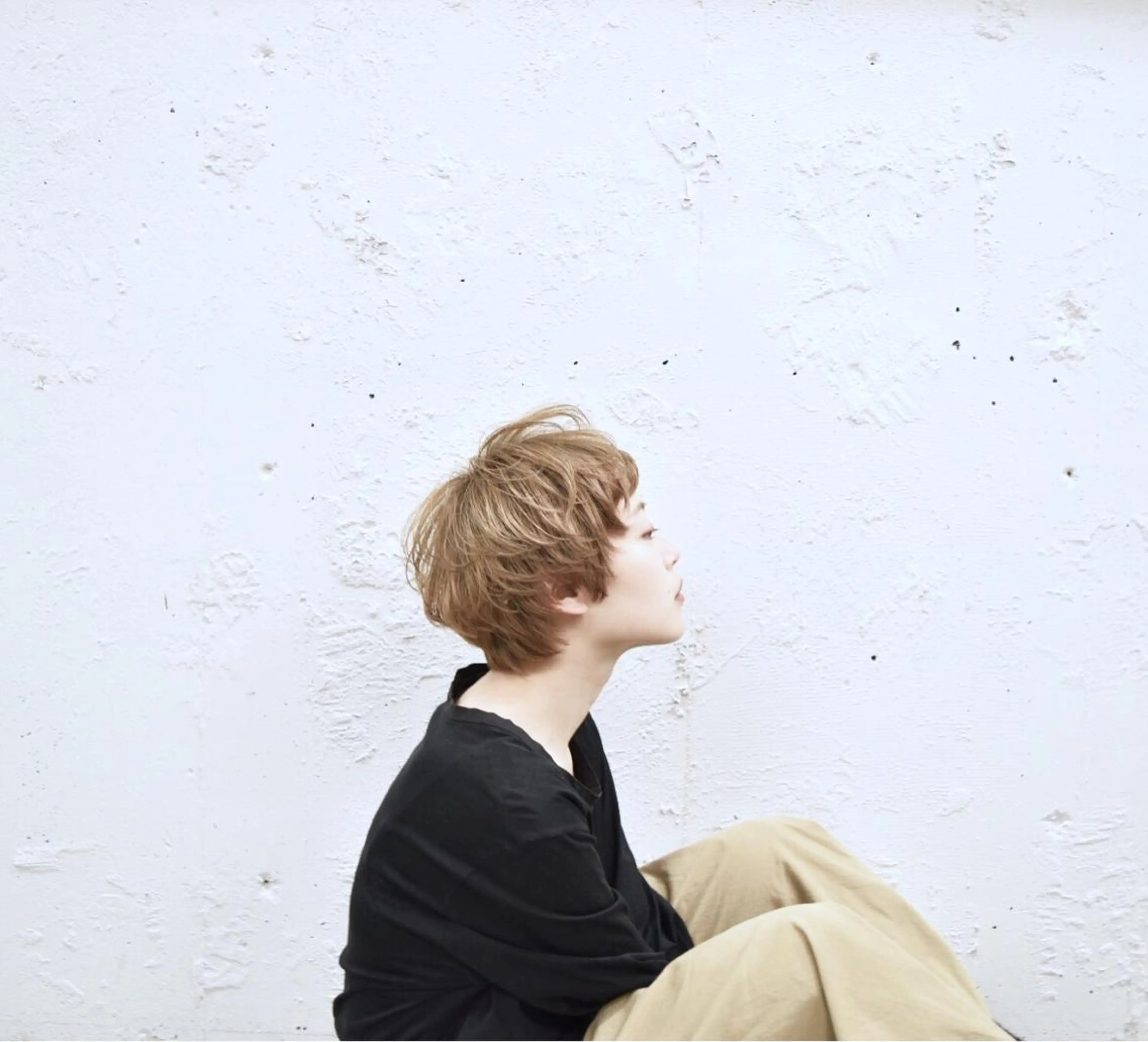 ショート カラー ハイトーンカラー ショートヘア 山口 悟のヘアスタイル