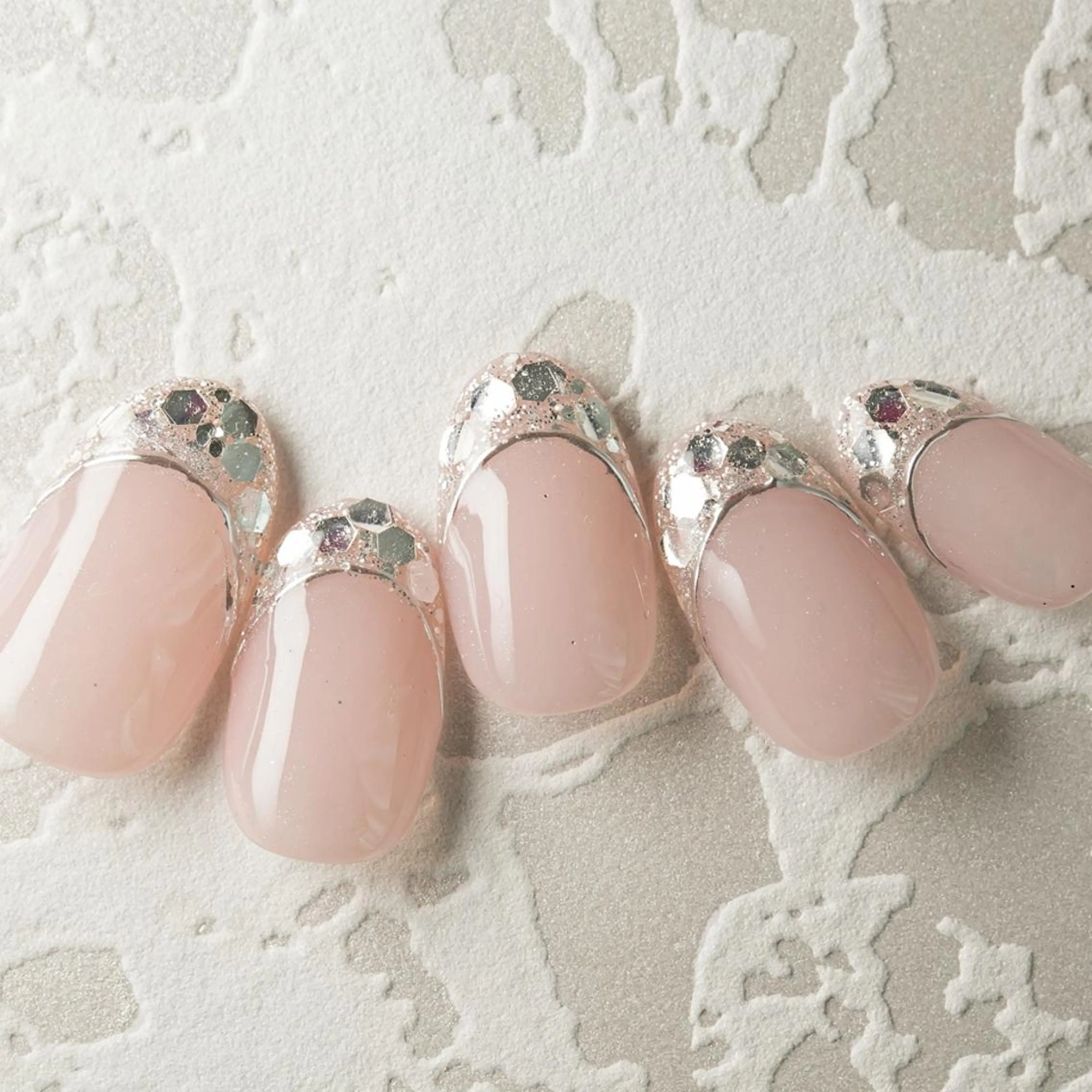 ネイル キラキラネイル senju 　のネイルデザイン