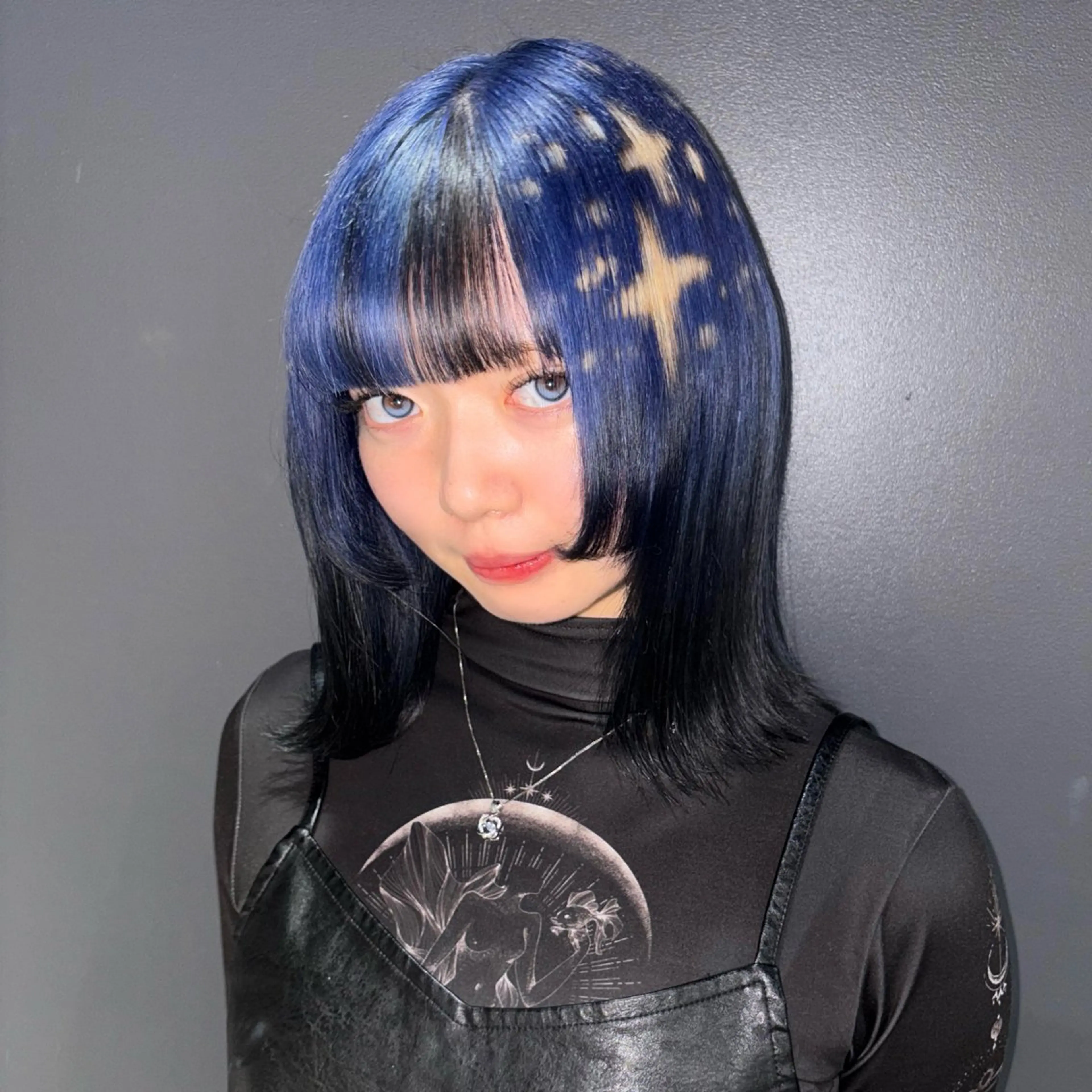 ミディアム カラー ブリーチ カット ヘアカラー ★デザインカラー ハイトーン ももか★のヘアスタイル