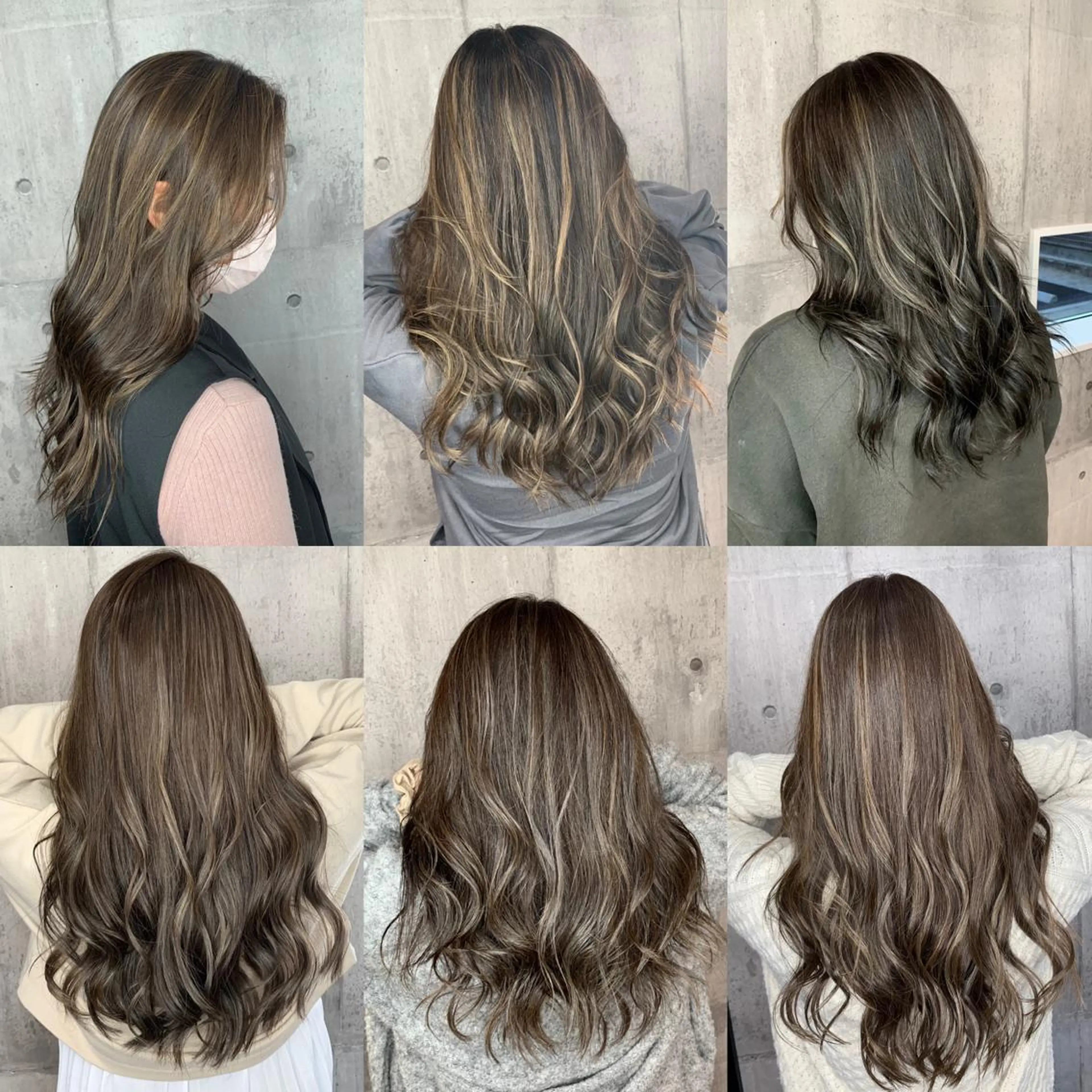 ロング カット ヘアカラー yoshihara yuukiのヘアスタイル