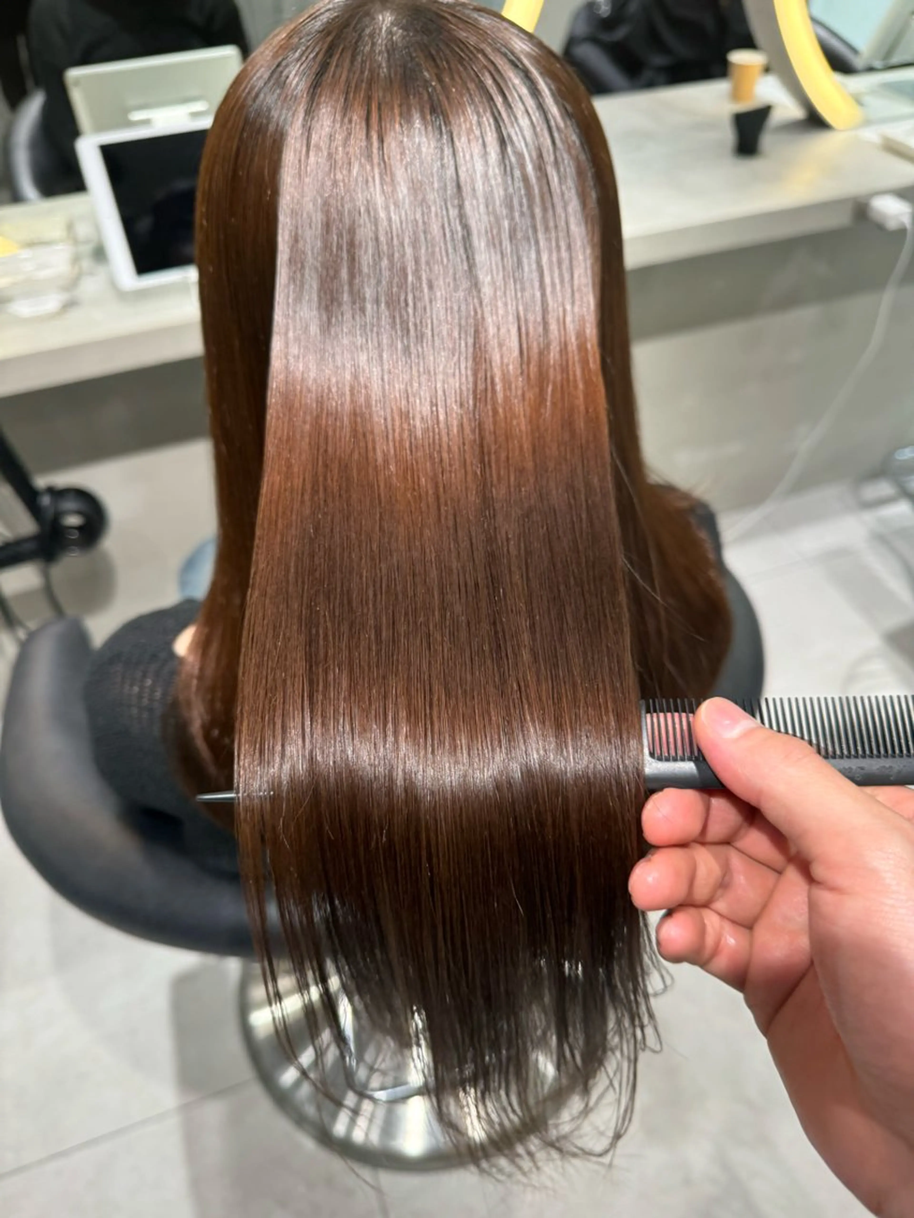 ロング トリートメント レイヤー/縮毛矯正 のマスター【タケル】のヘアスタイル