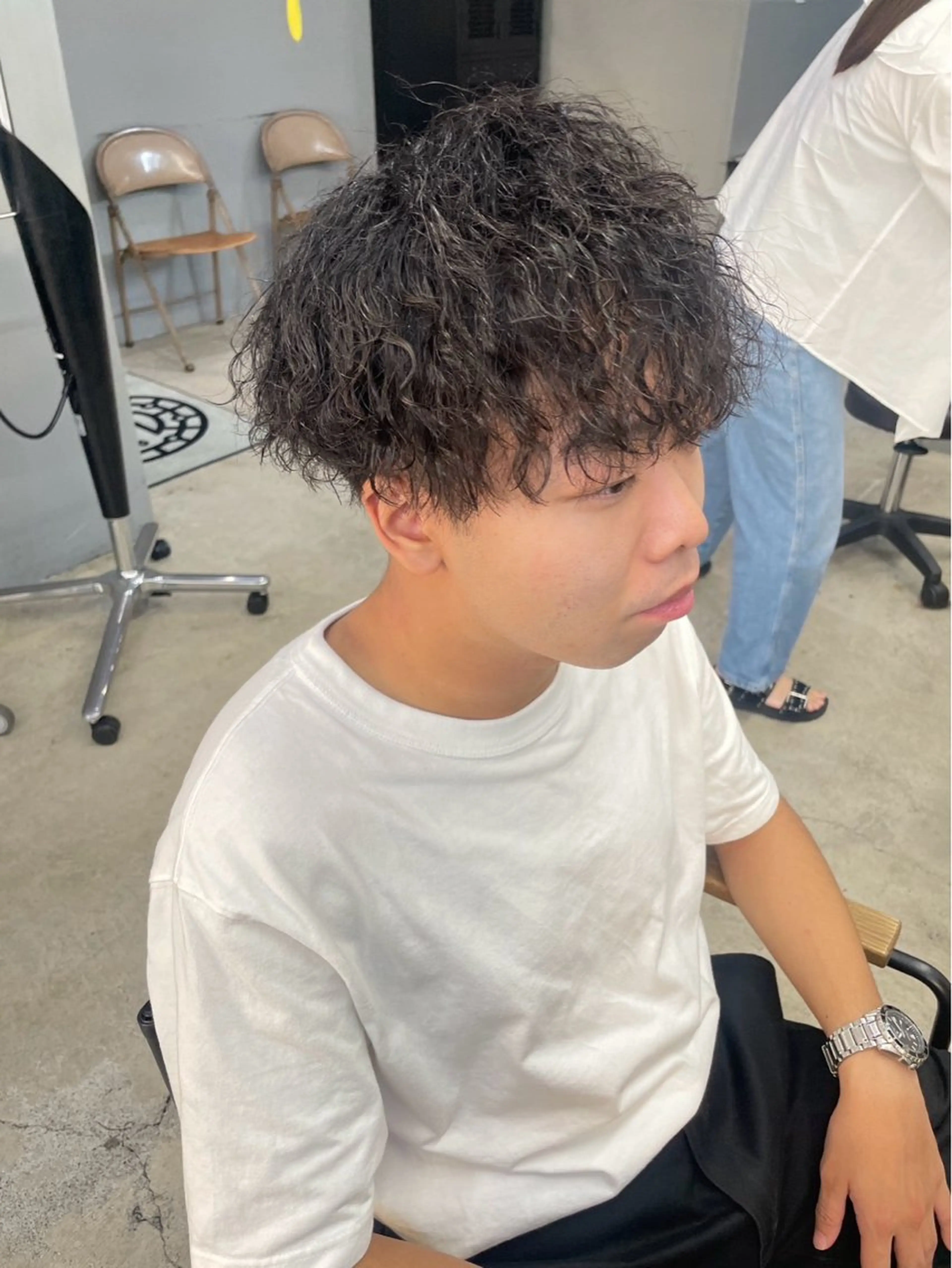 ショート パーマ メンズ メンズ専門サロン wokeのヘアスタイル