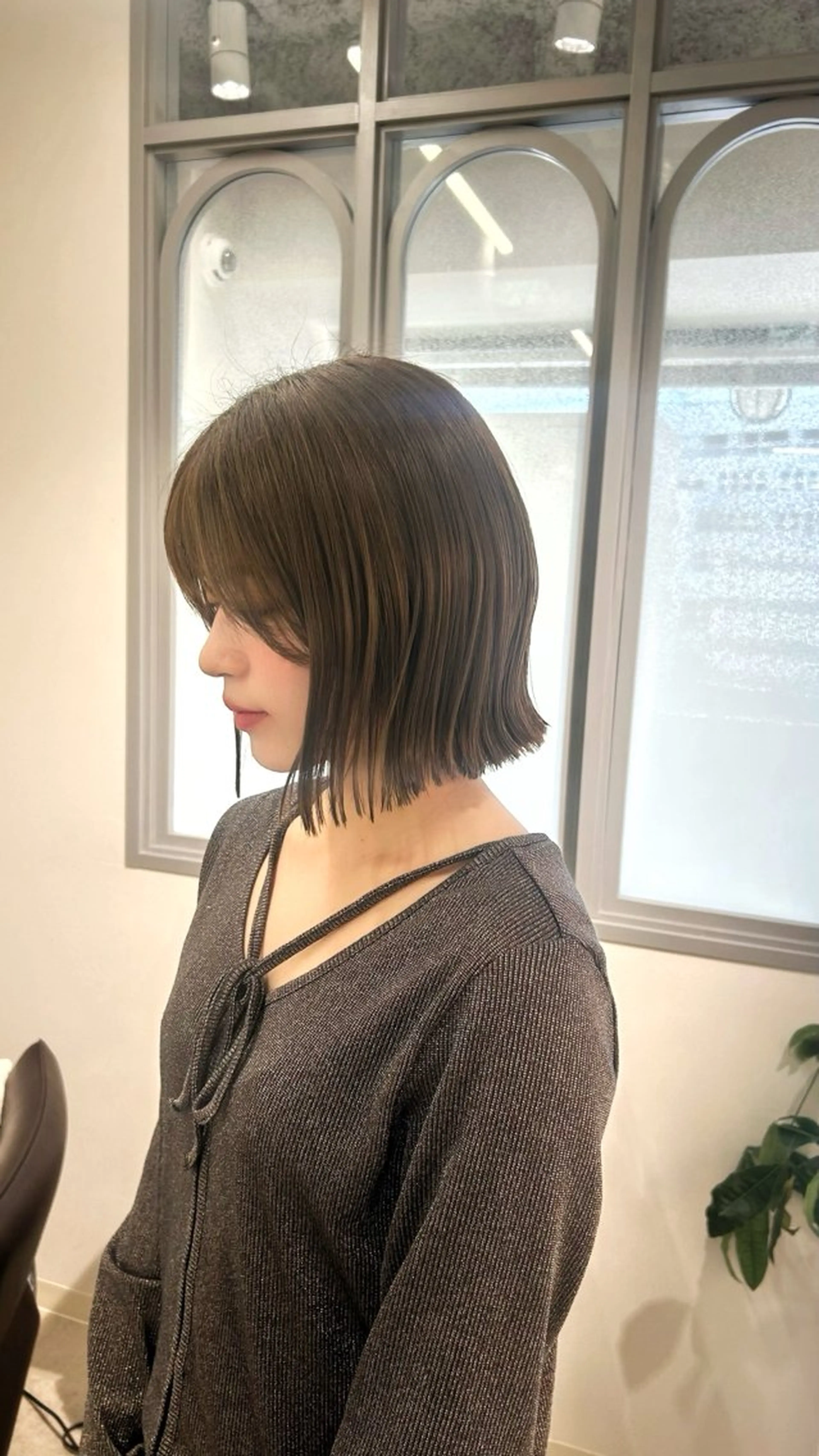 ミディアム 艶カラー/髪質改善 /HANAのヘアスタイル