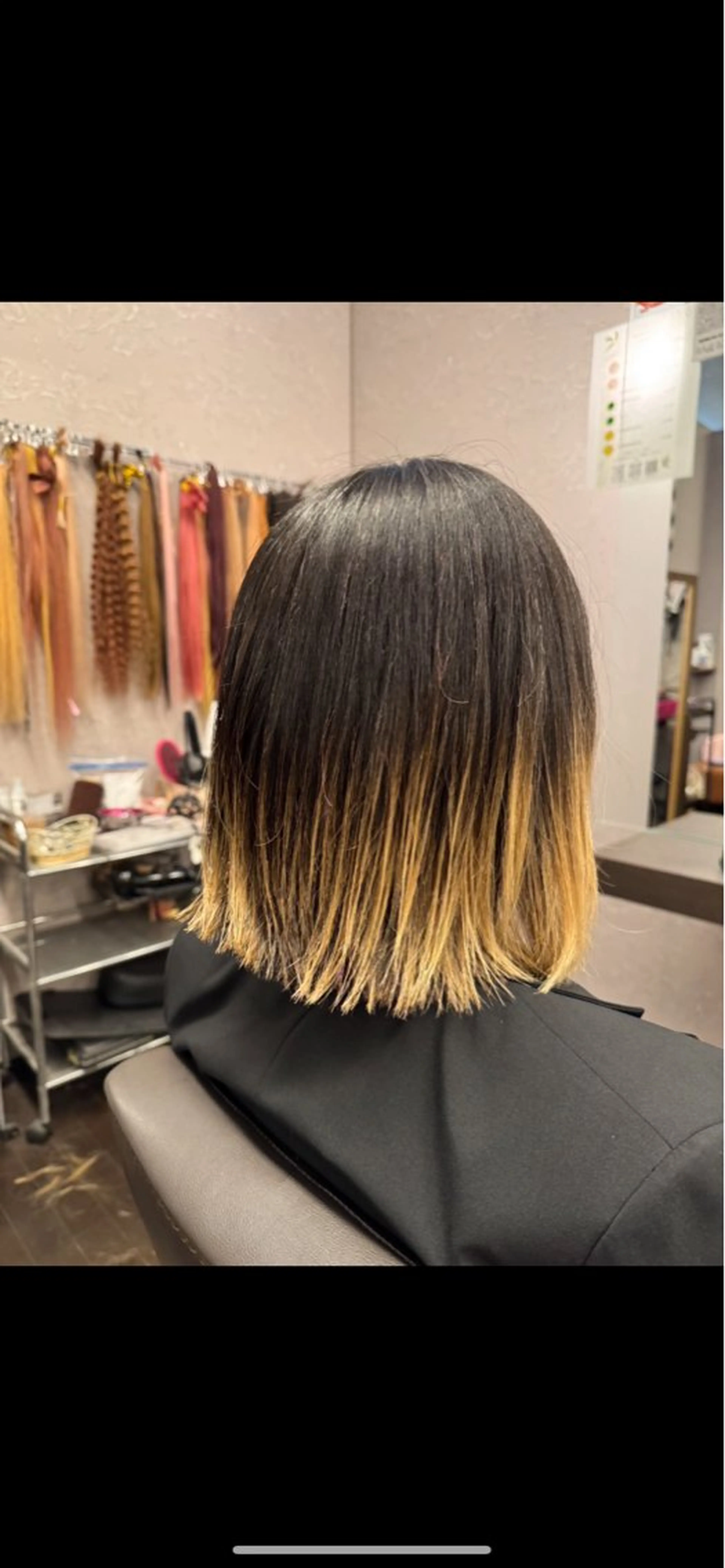 ミディアム ふくもと ゆうこのヘアスタイル