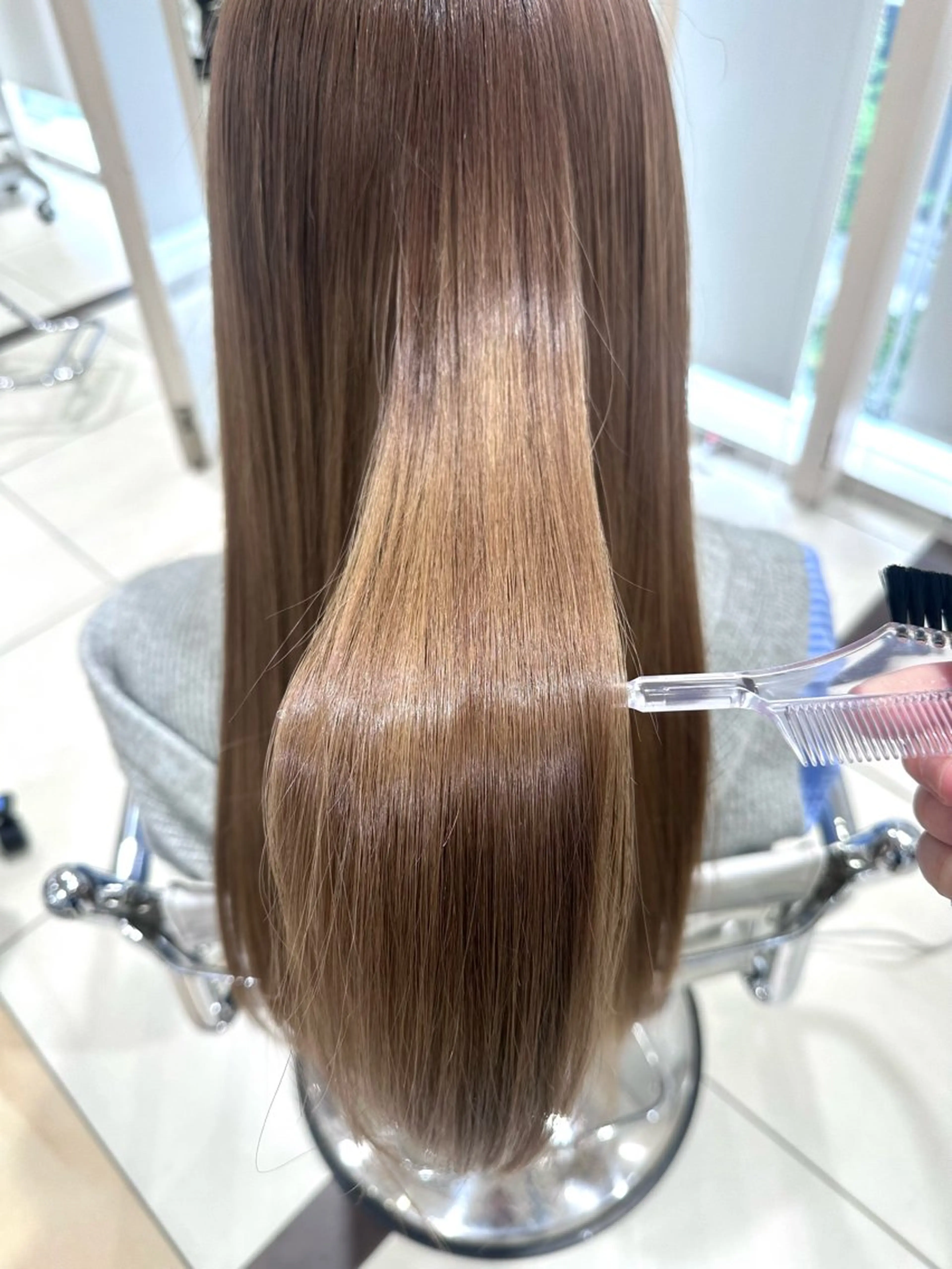 ロング トリートメント 岩倉 なみのヘアスタイル