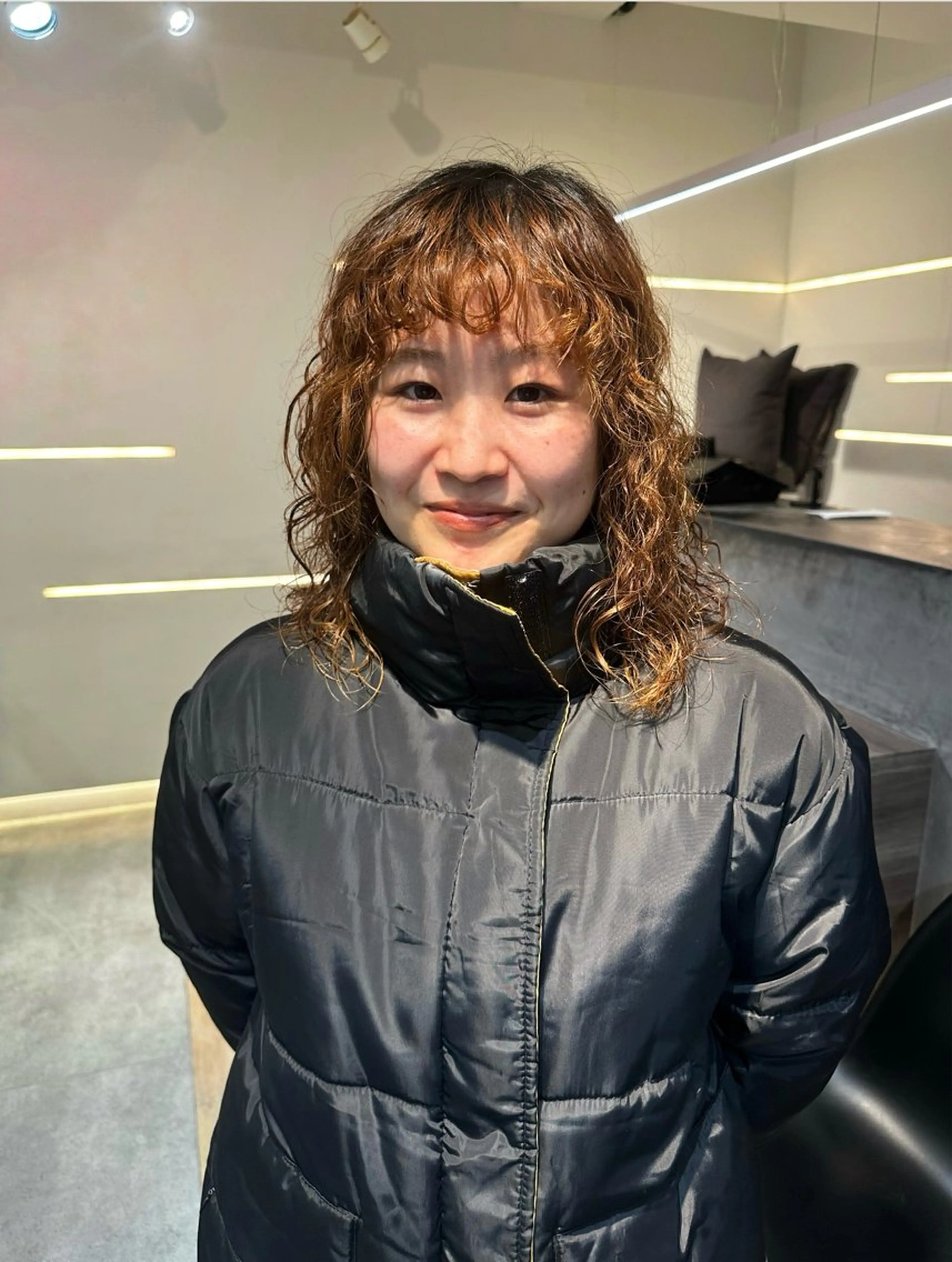 ミディアム パーマ カット パーマ パーマ/ボブ,ロング ヤマシタミウ🌀のヘアスタイル